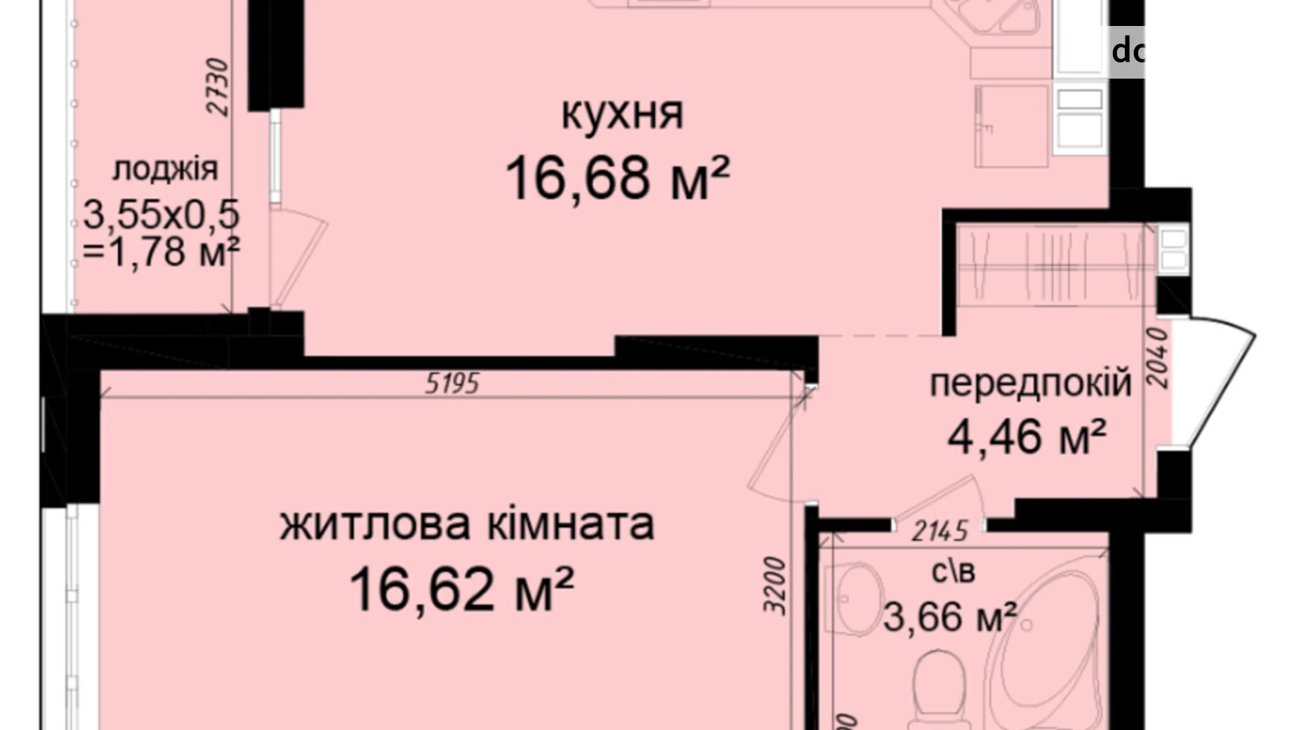 Продается 1-комнатная квартира 43.2 кв. м в Киеве, просп. Академика Глушкова, 42 - фото 4