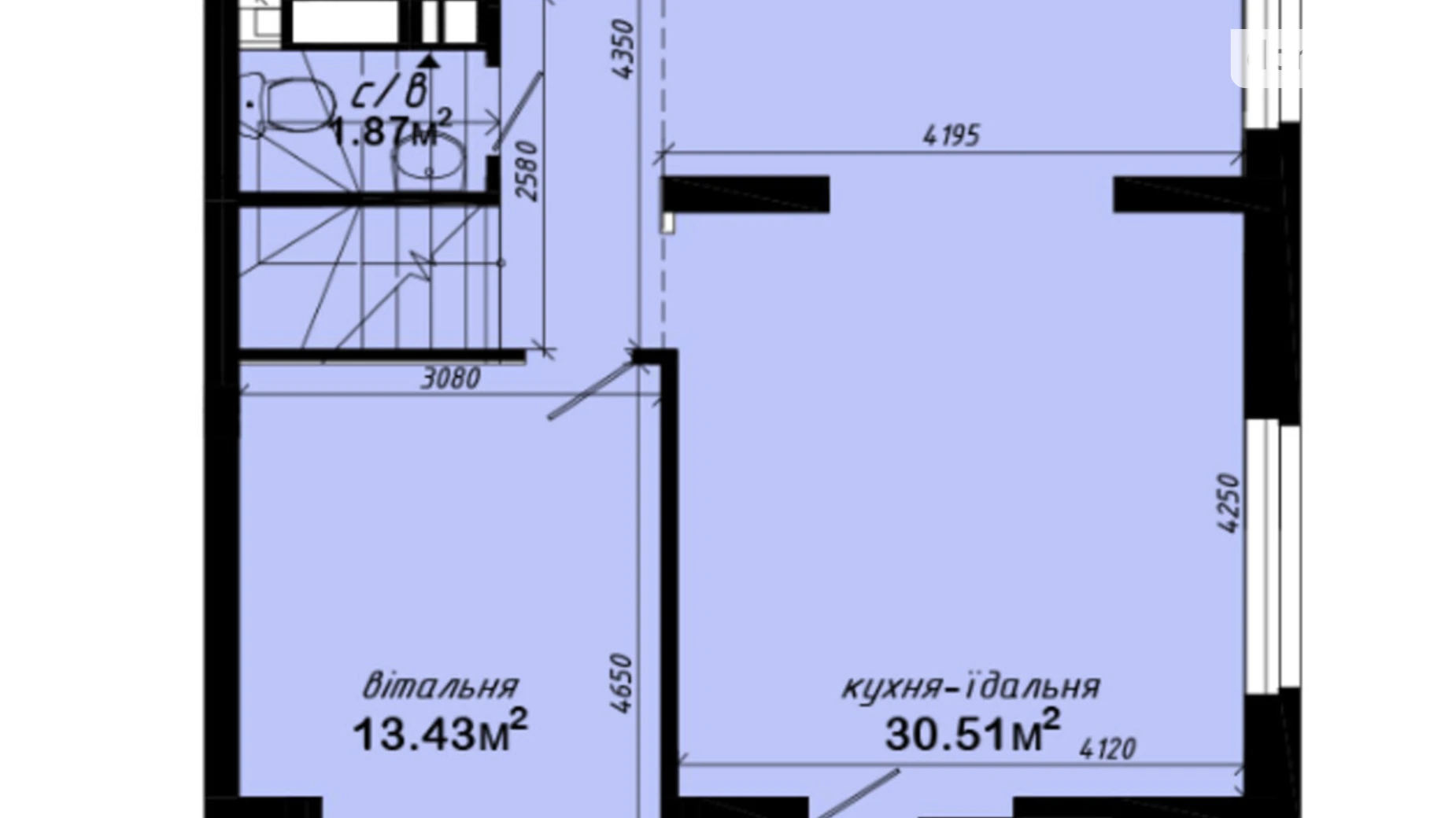 Продается 4-комнатная квартира 113.26 кв. м в Киеве, просп. Академика Глушкова, 42 - фото 5