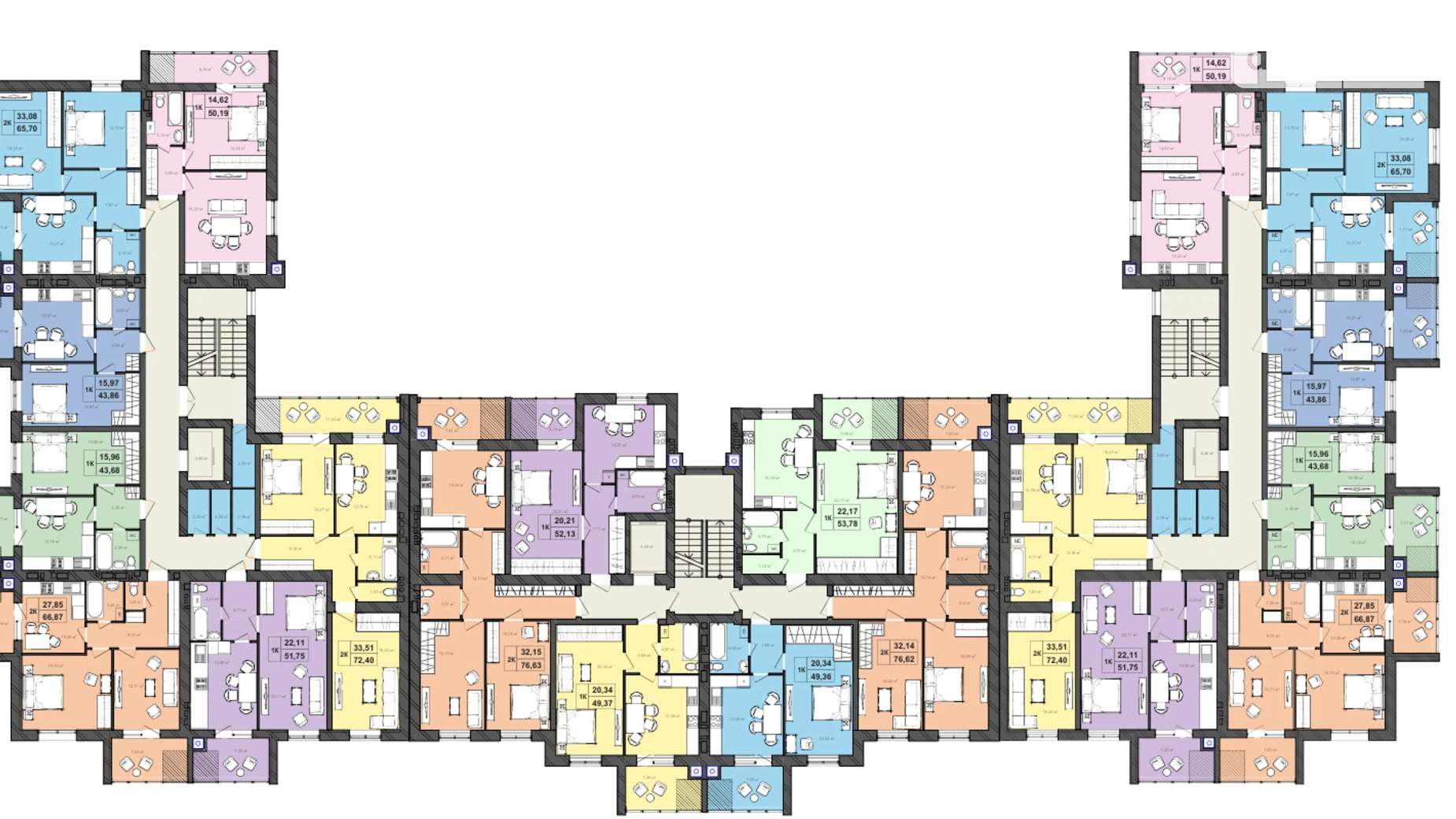 Продается 1-комнатная квартира 49.37 кв. м в Хмельницком, цена: 37027 $ - фото 3