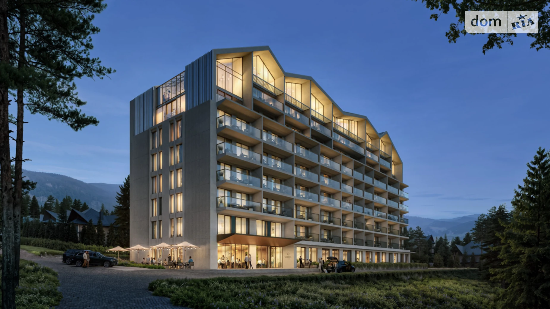 Продается 2-комнатная квартира 52.6 кв. м в Буковеле, уроч. Вишни - фото 2