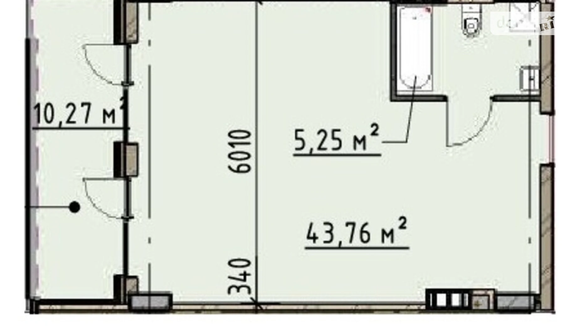 Продается 2-комнатная квартира 59.28 кв. м в Днепре, ул. Вернадского Владимира, 25 - фото 5