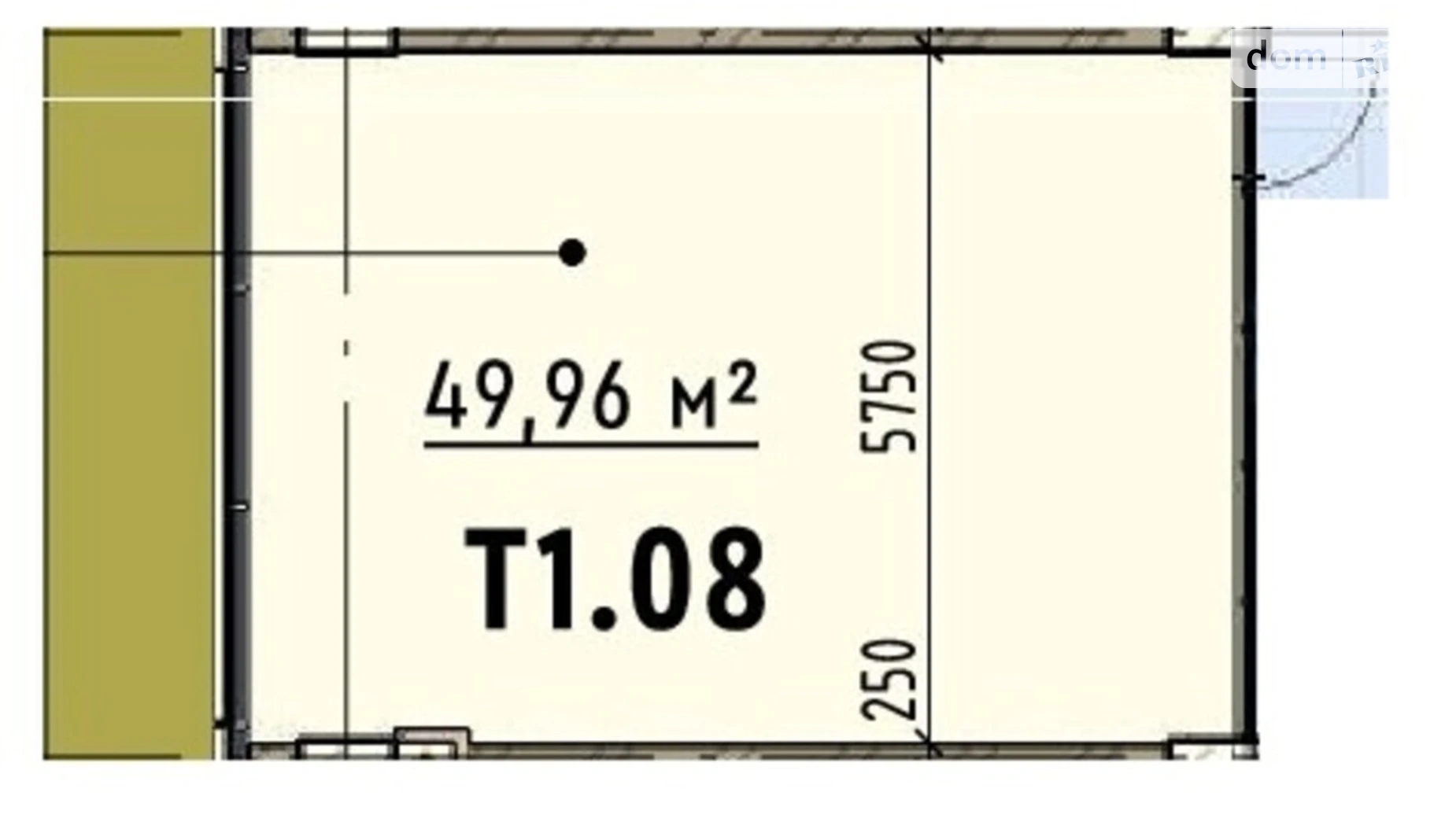 Продается объект сферы услуг 49.96 кв. м в 12-этажном здании, цена: 151129 $ - фото 5