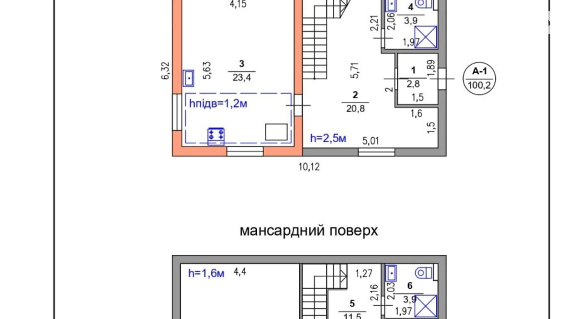Продается дом на 2 этажа 100.2 кв. м с мансардой, цена: 68000 $ - фото 3