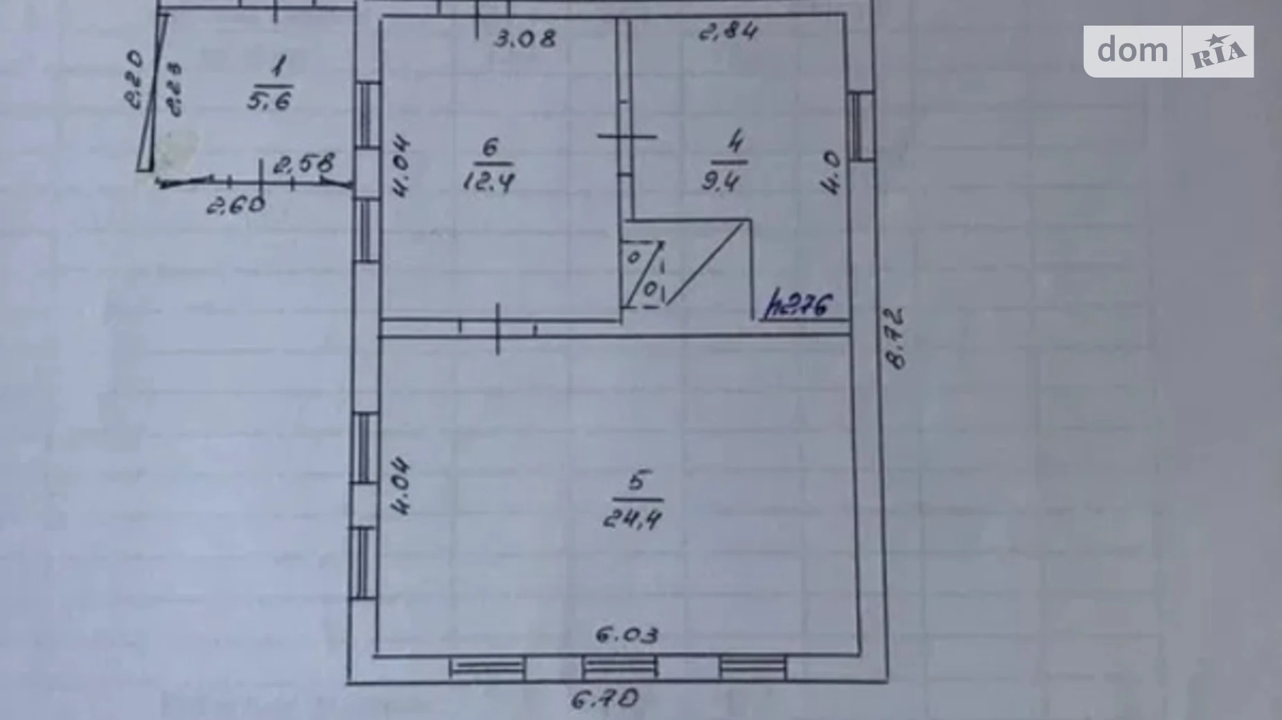 Продается одноэтажный дом 77 кв. м с подвалом, цена: 9500 $ - фото 3