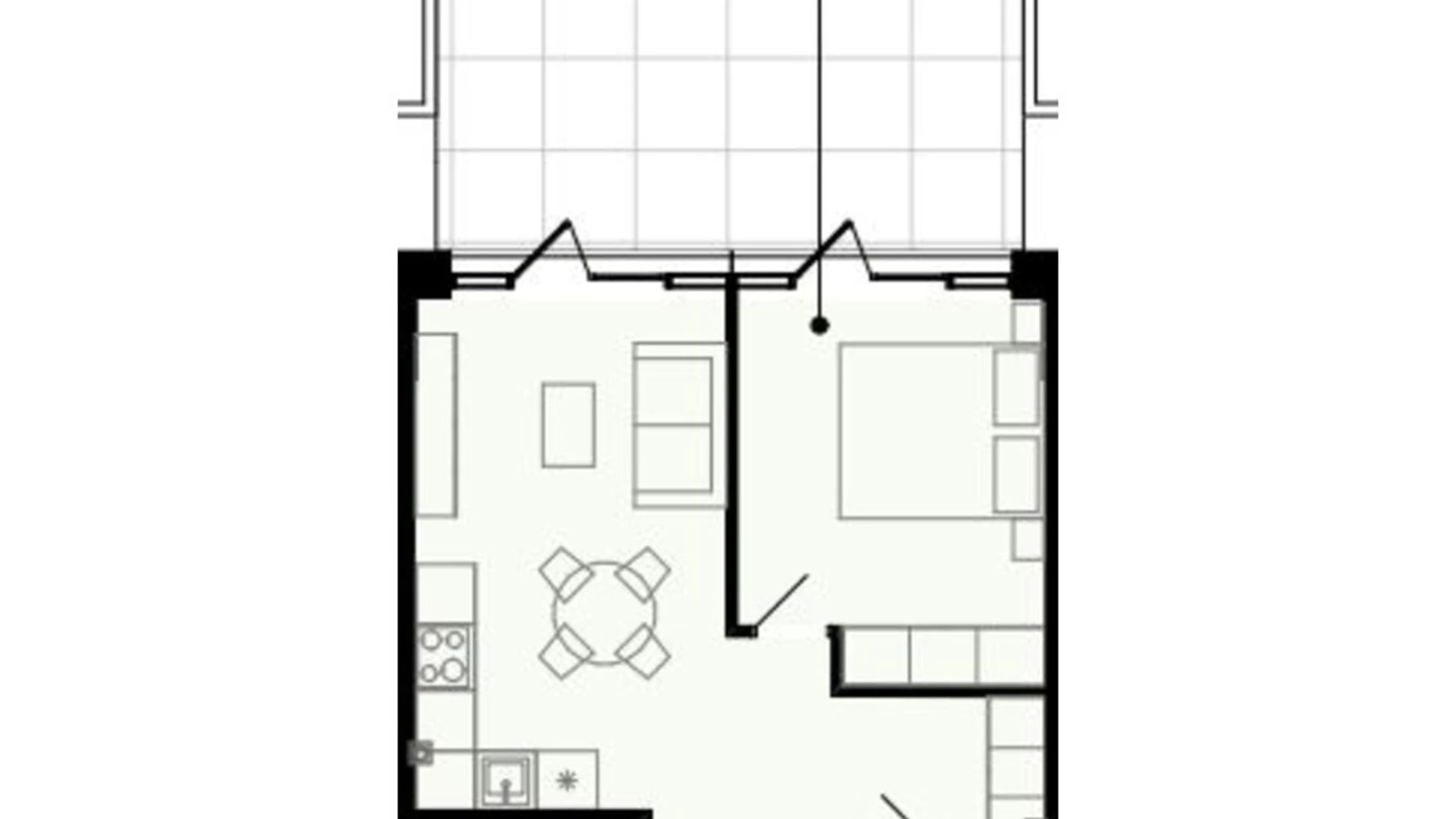 Продается 1-комнатная квартира 46.42 кв. м в Днепре, просп. Мира, 29 - фото 5