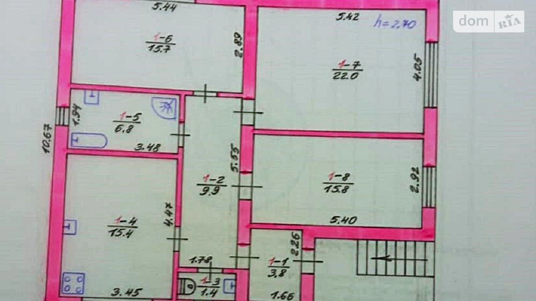 Продается одноэтажный дом 184 кв. м с баней/сауной, цена: 170000 $ - фото 2