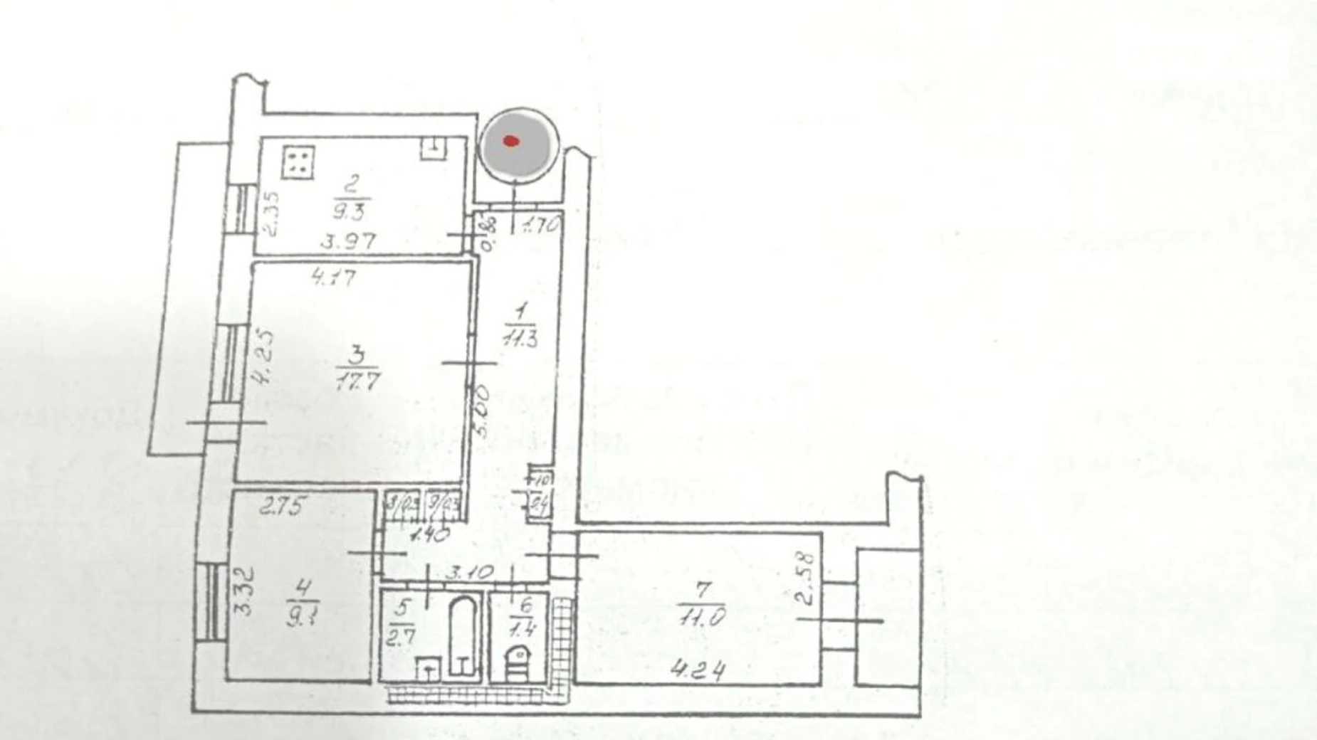 Продается 3-комнатная квартира 66.8 кв. м в Одессе, ул. Тенистая, 13А - фото 2
