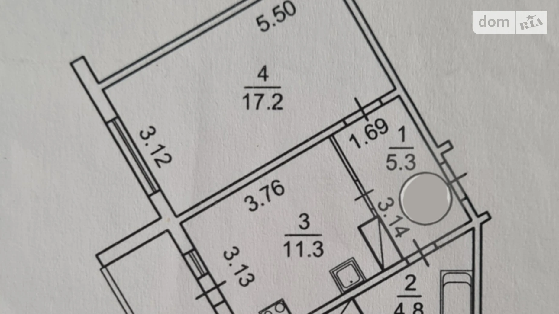 Продается 1-комнатная квартира 41 кв. м в Киеве, ул. Урловская, 20 - фото 3