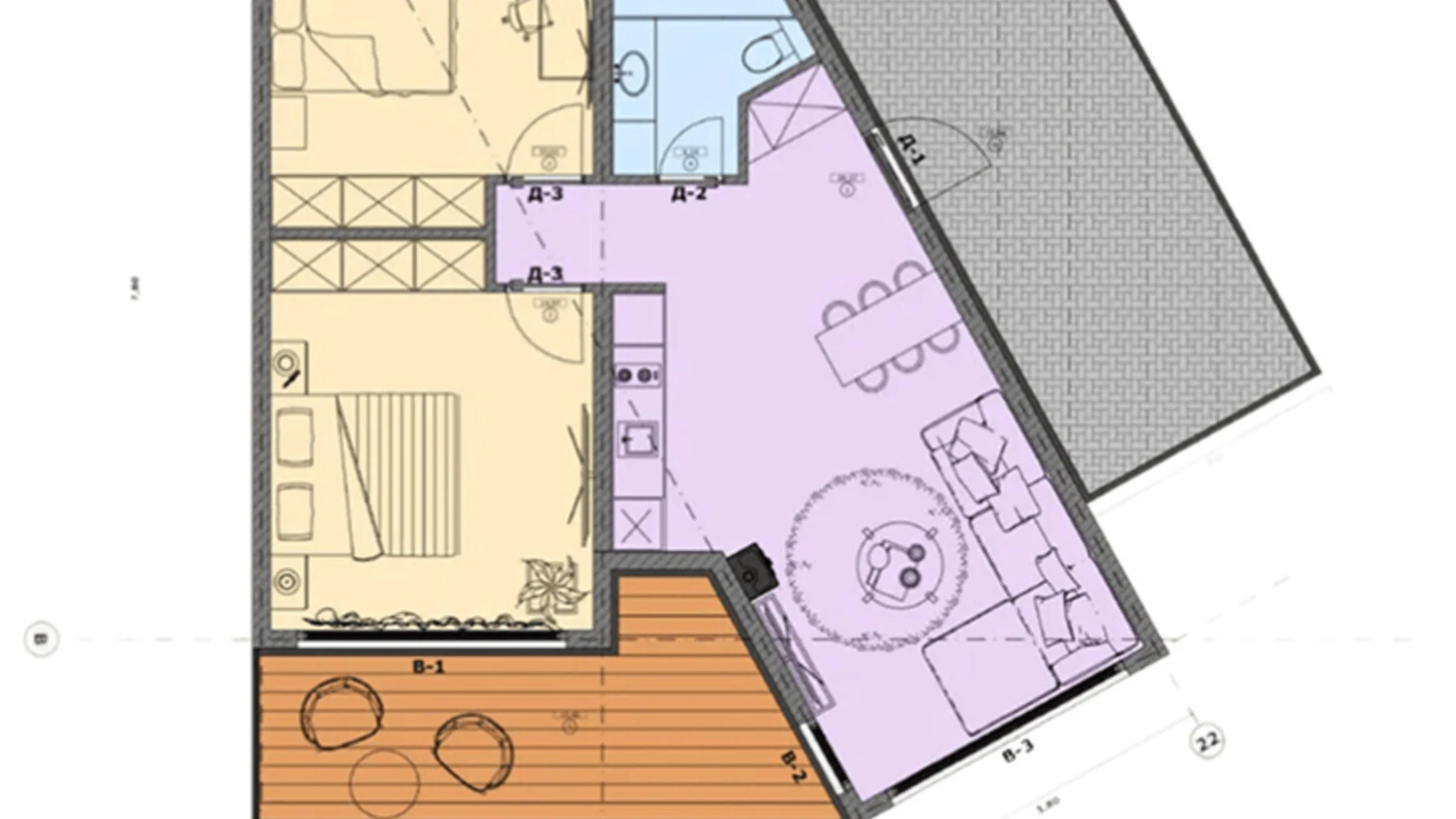 Продается дом на 2 этажа 100 кв. м с бассейном, цена: 230000 $ - фото 3