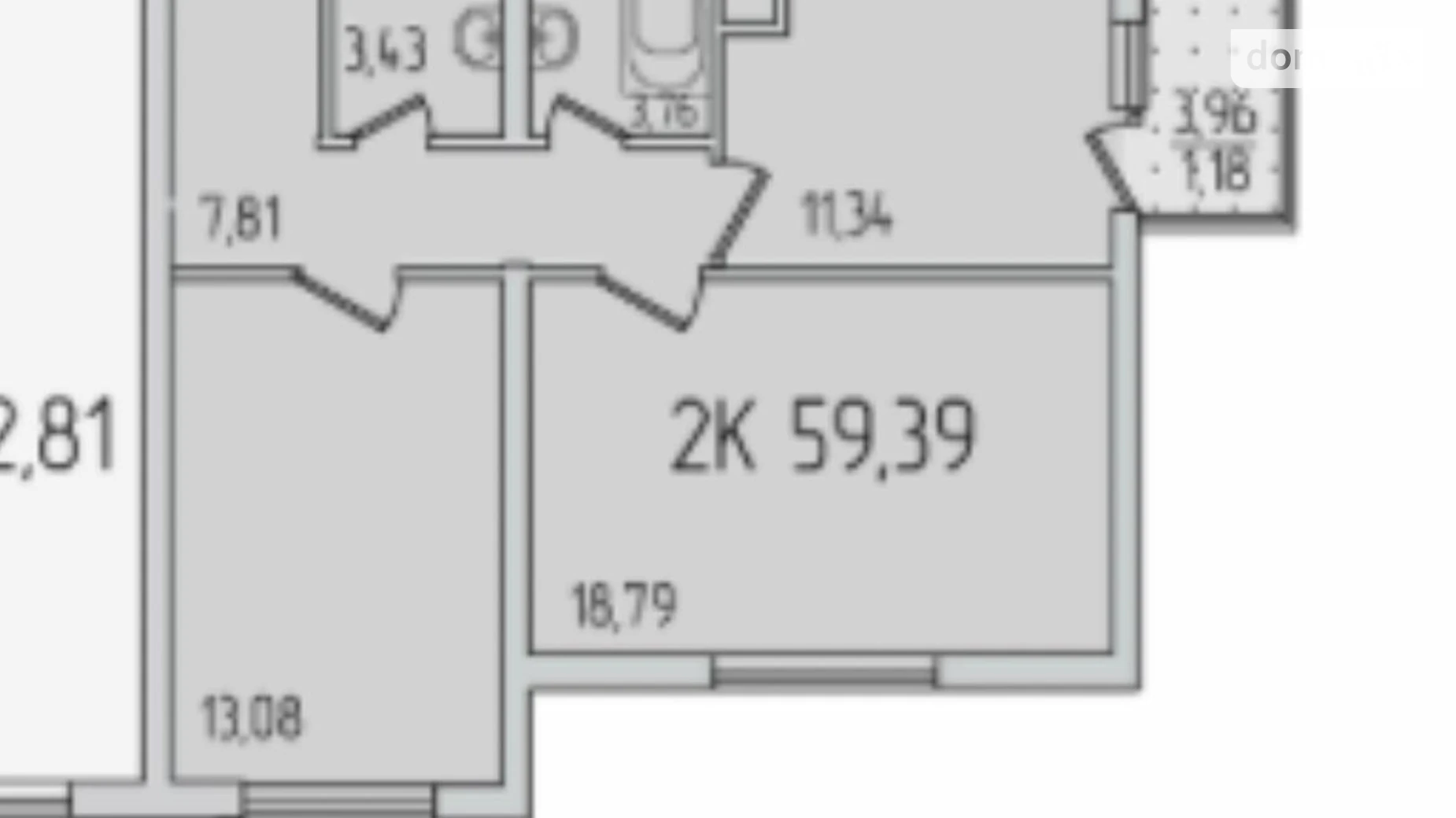 Продается 2-комнатная квартира 59 кв. м в Крыжановка, ул. Академика Сахарова, 3Е - фото 2