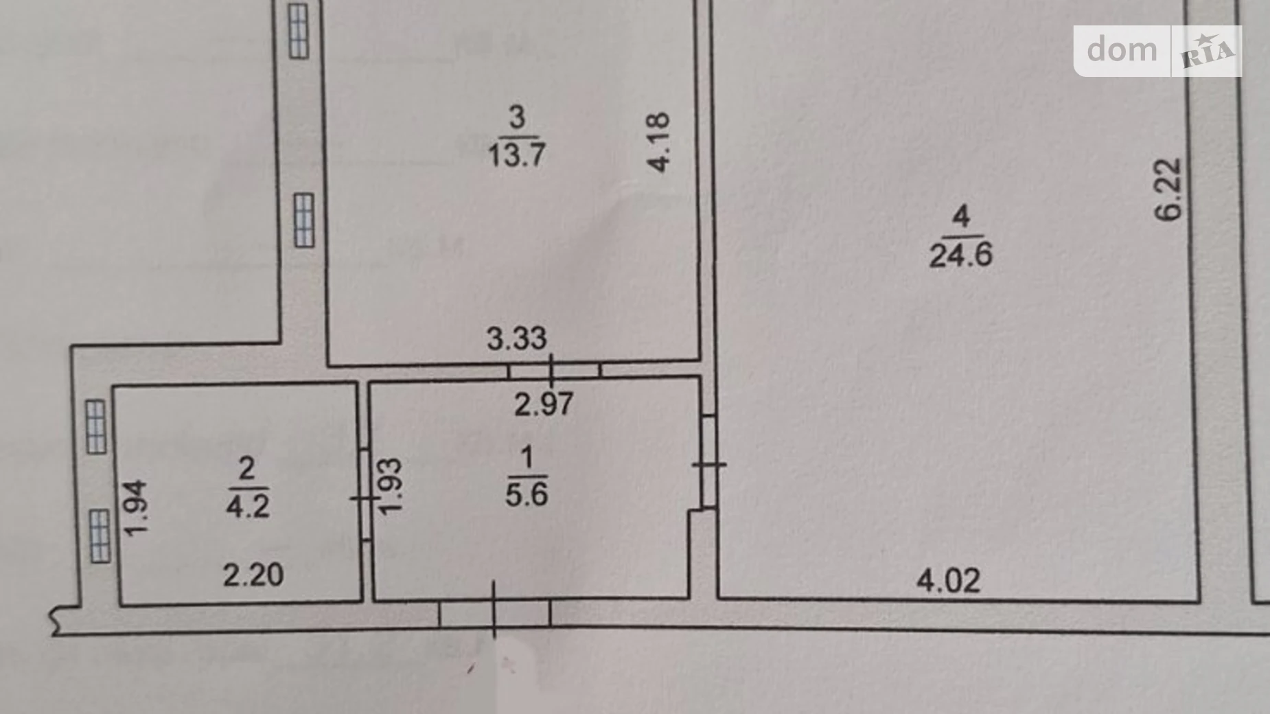 Продается 1-комнатная квартира 51.2 кв. м в Черноморске, цена: 24500 $ - фото 3