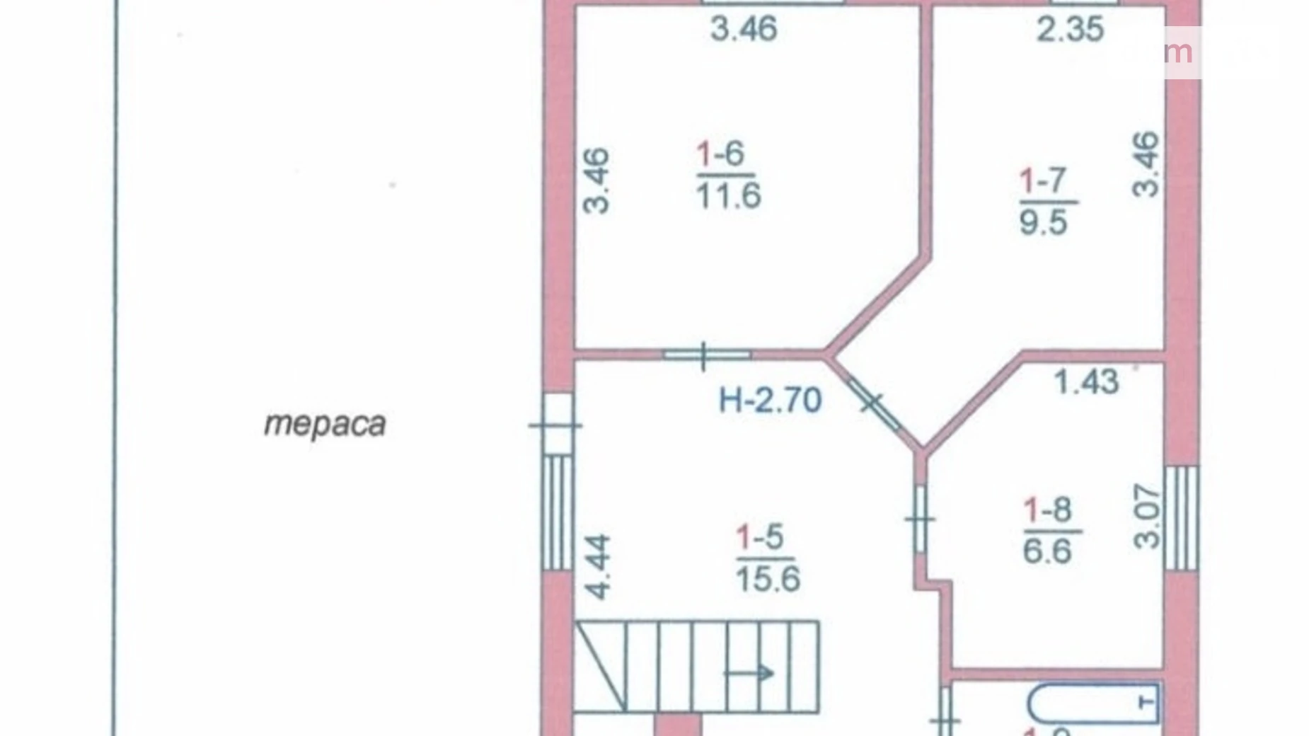 Продается дом на 2 этажа 85.3 кв. м с бассейном, цена: 90000 $ - фото 2