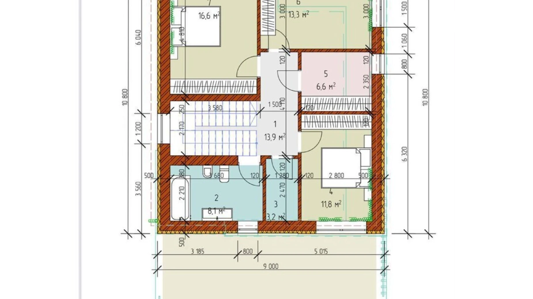 Продается дом на 2 этажа 136 кв. м с баней/сауной, цена: 275000 $ - фото 3