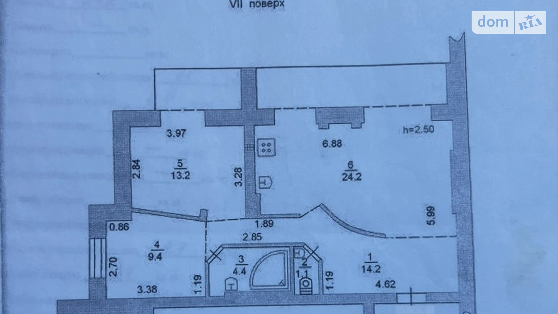 Продается 3-комнатная квартира 80.6 кв. м в Черноморске, цена: 65000 $ - фото 5