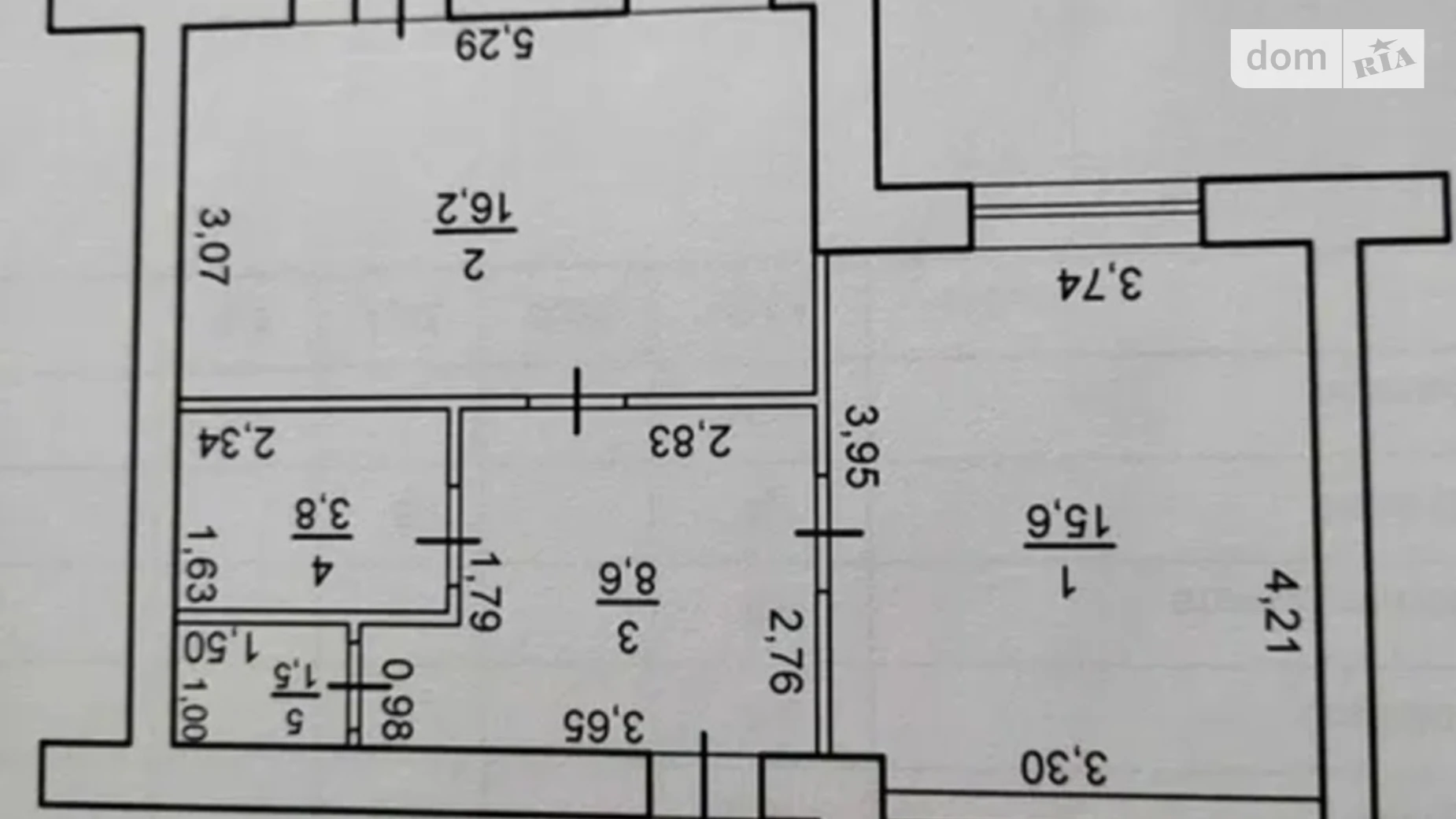Продается 1-комнатная квартира 48 кв. м в Нежине, ул. Александра Мациевского(3-й микрорайон), 10 - фото 2