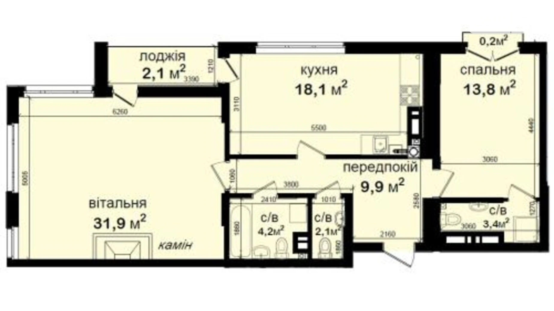 Продается 2-комнатная квартира 85.7 кв. м в Киеве, ул. Метрологическая, 31 - фото 4
