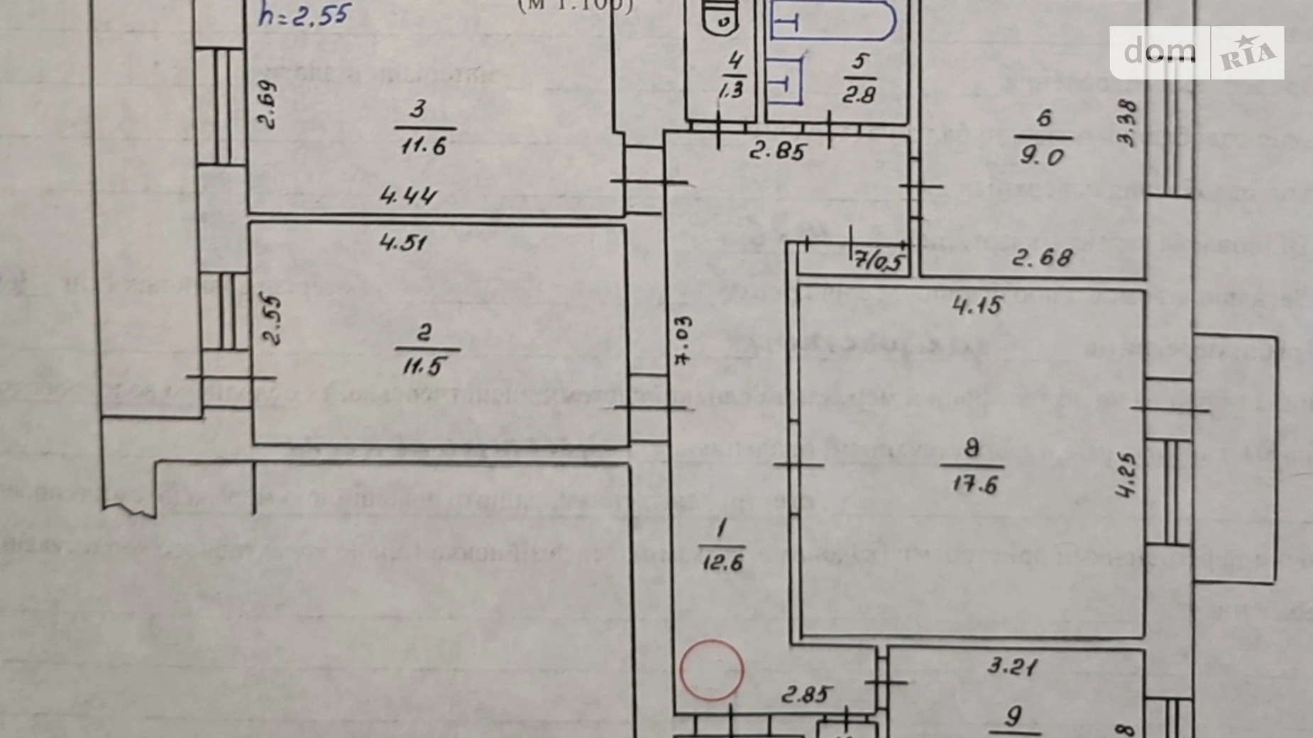 Продается 4-комнатная квартира 79.2 кв. м в Борисполе, ул. Киевский шлях(Ленина), 87 - фото 2