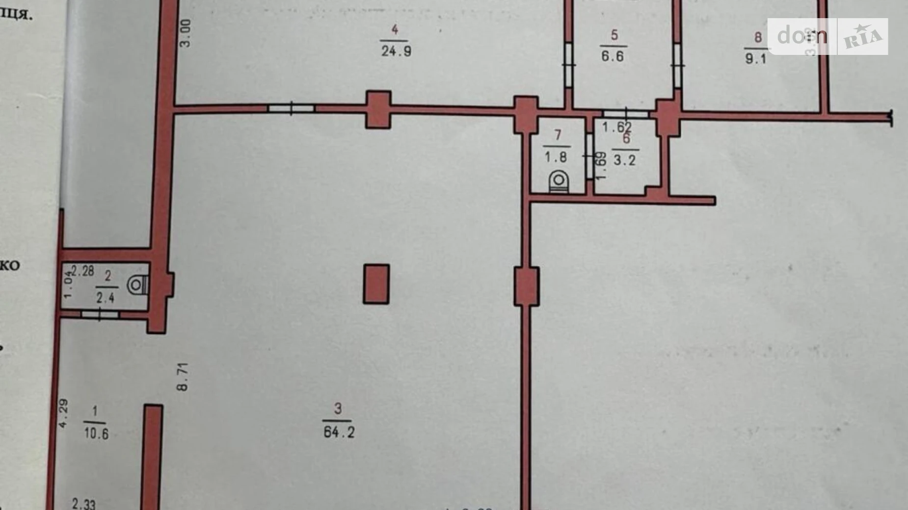 Продається приміщення вільного призначення 122 кв. м в 4-поверховій будівлі, цена: 183000 $ - фото 3
