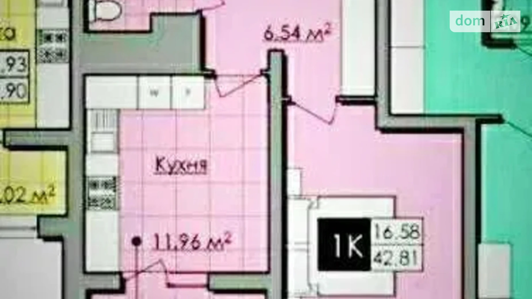 Продается 1-комнатная квартира 43 кв. м в Львове, ул. Малоголоскивская - фото 4