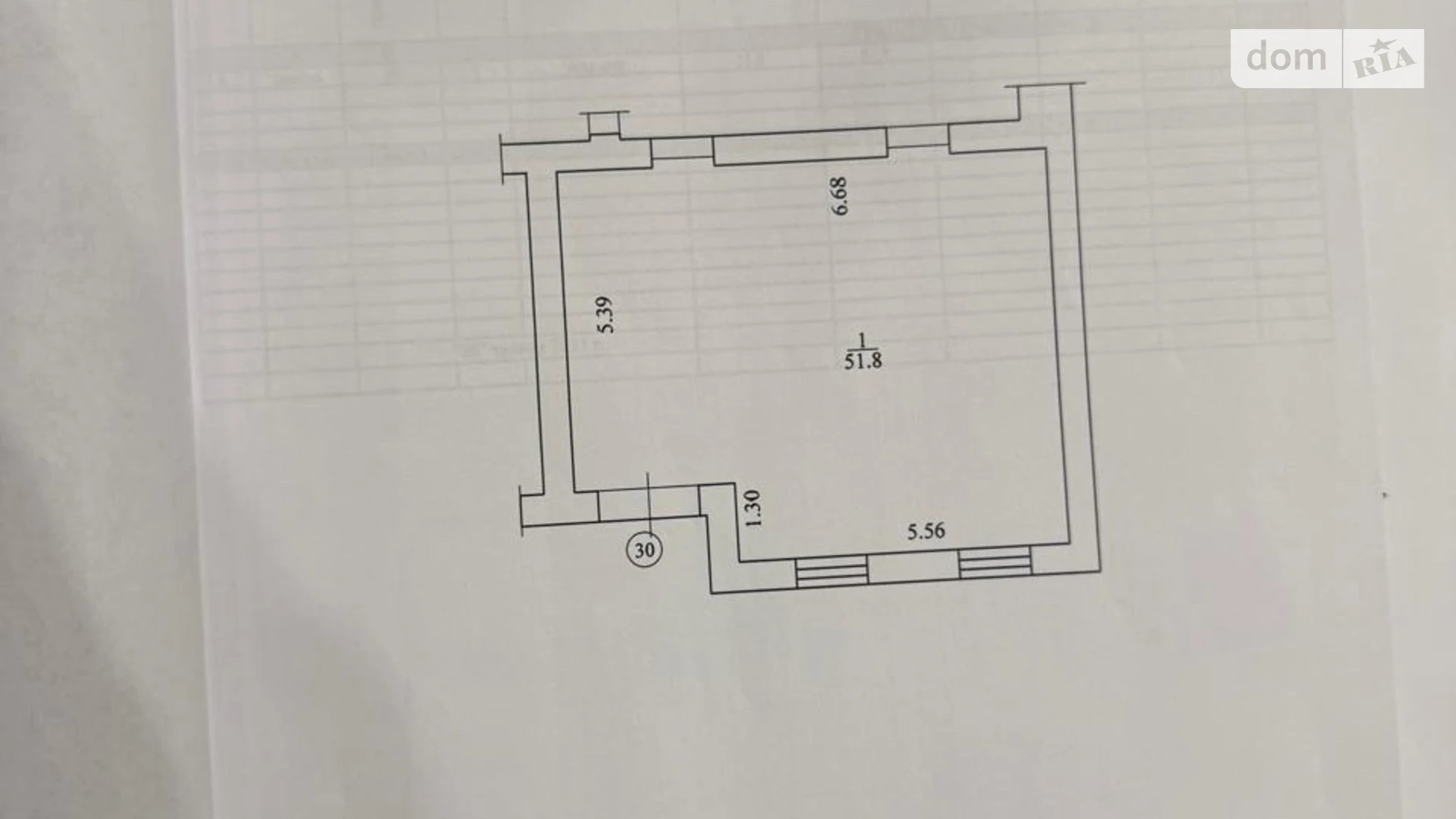 Продається приміщення вільного призначення 51.8 кв. м в 5-поверховій будівлі, цена: 33670 $ - фото 3