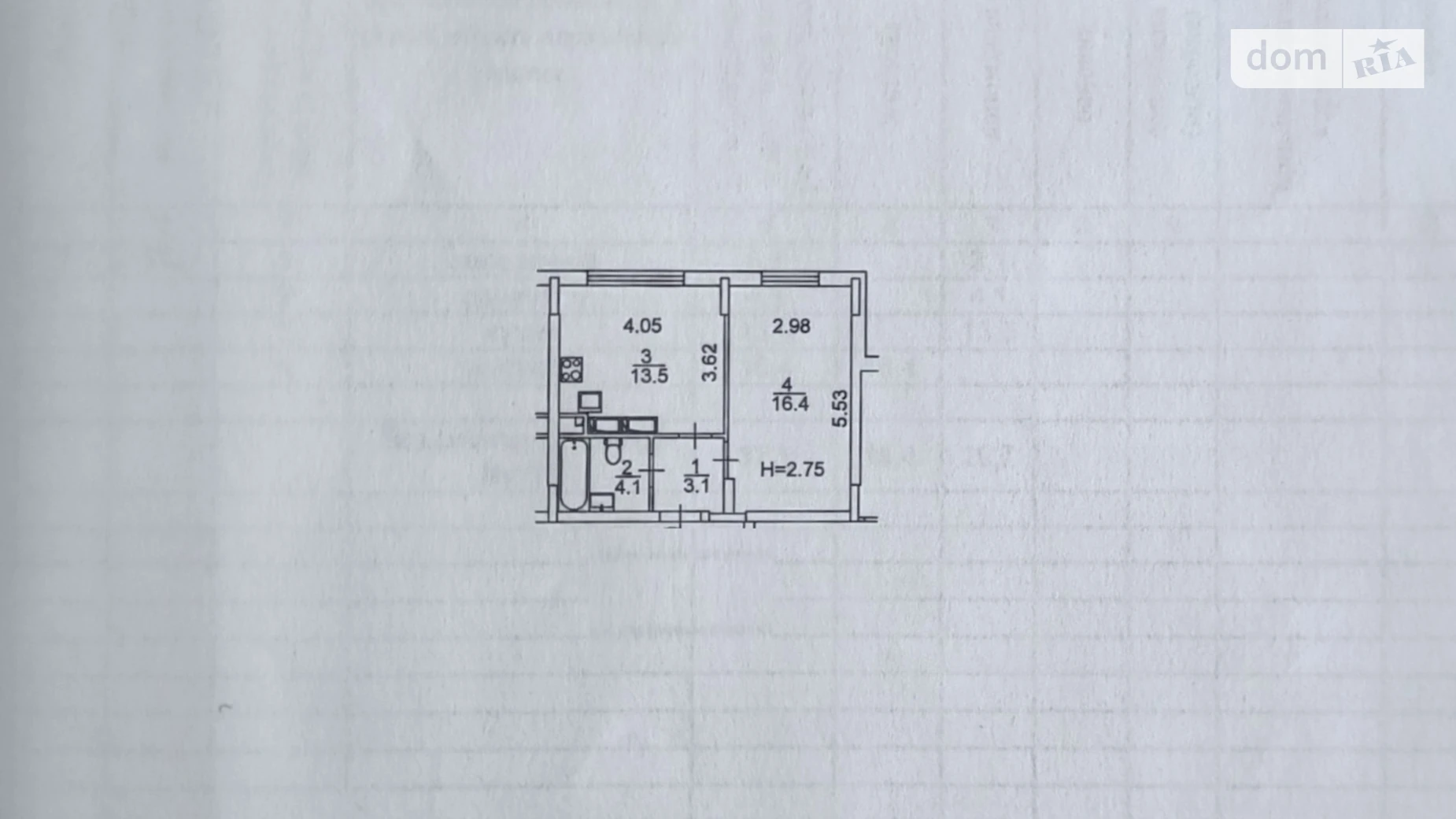 Продается 1-комнатная квартира 37.1 кв. м в Буче, ул. Князя Владимира Великого, 16 - фото 3