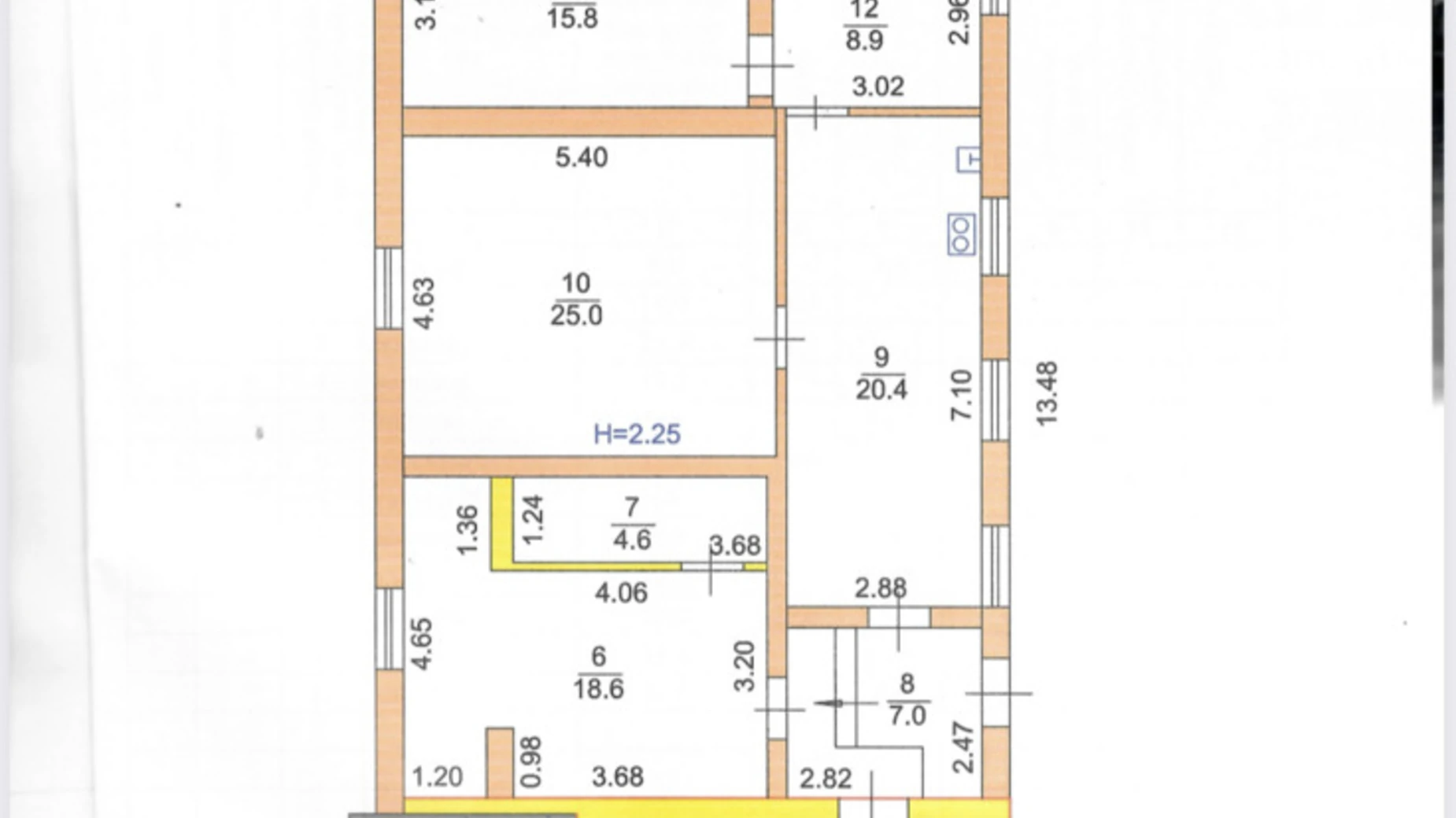 Продается одноэтажный дом 176.1 кв. м с камином, цена: 72000 $ - фото 3