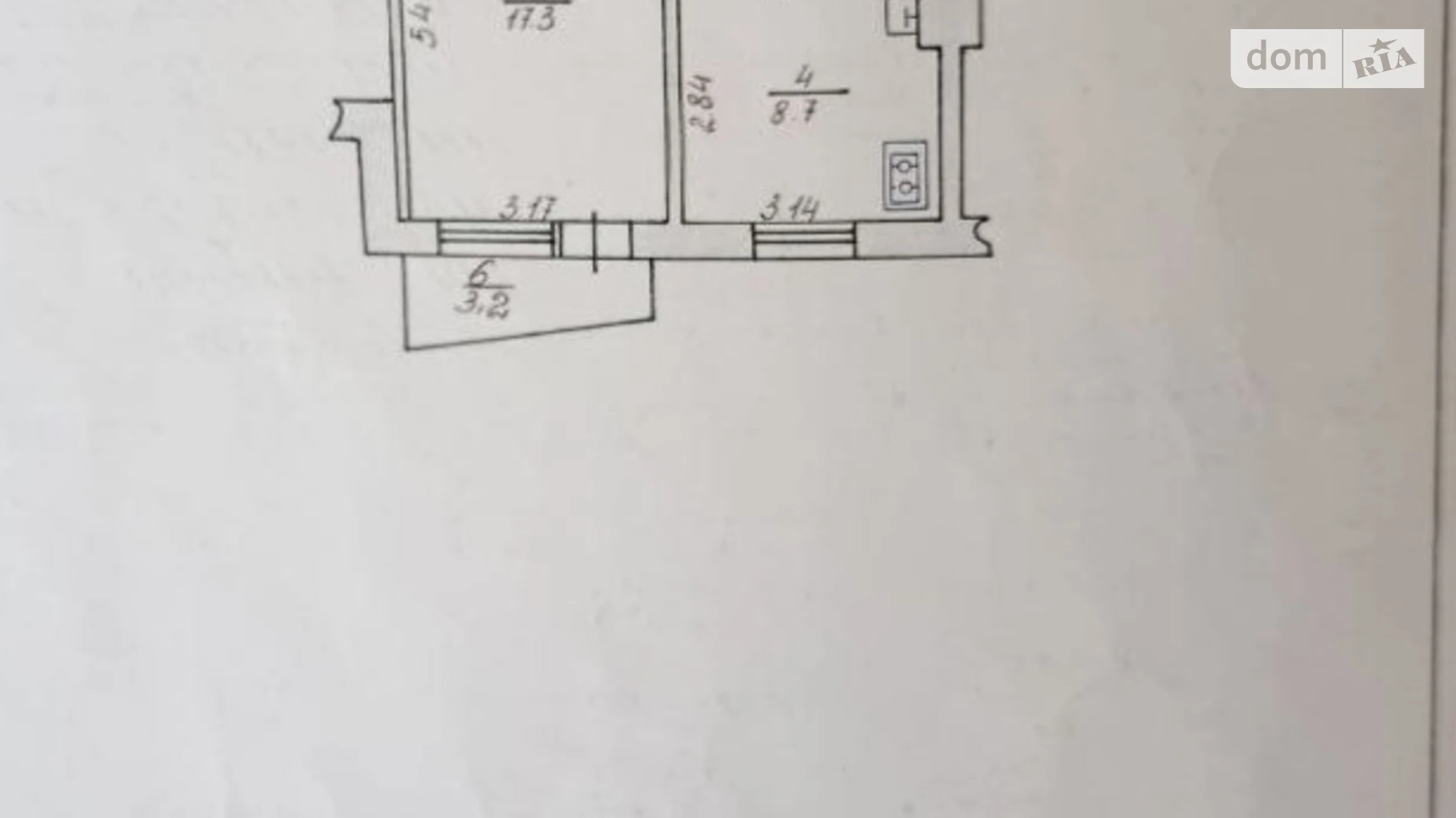 1-комнатная квартира 34.5 кв. м в Луцке, цена: 42500 $ - фото 2
