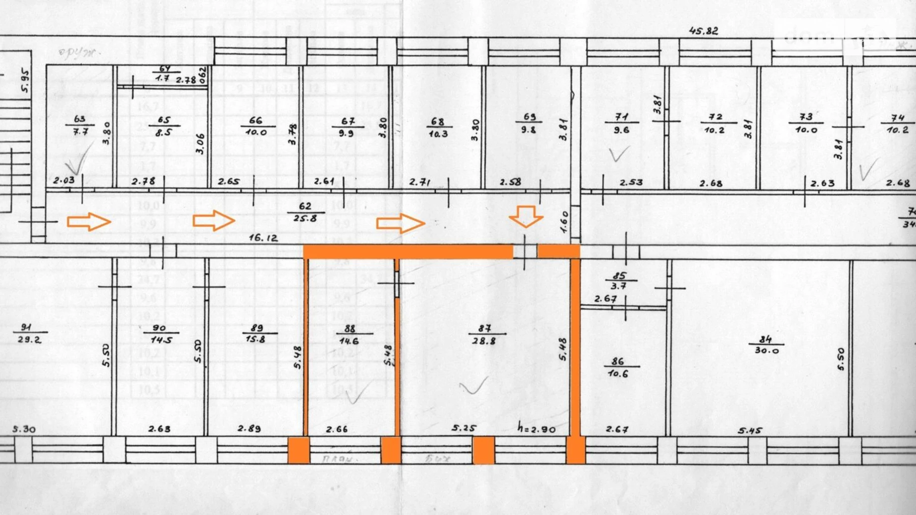 Сдается в аренду помещения свободного назначения 43.4 кв. м в 2-этажном здании, цена: 1500 грн - фото 5