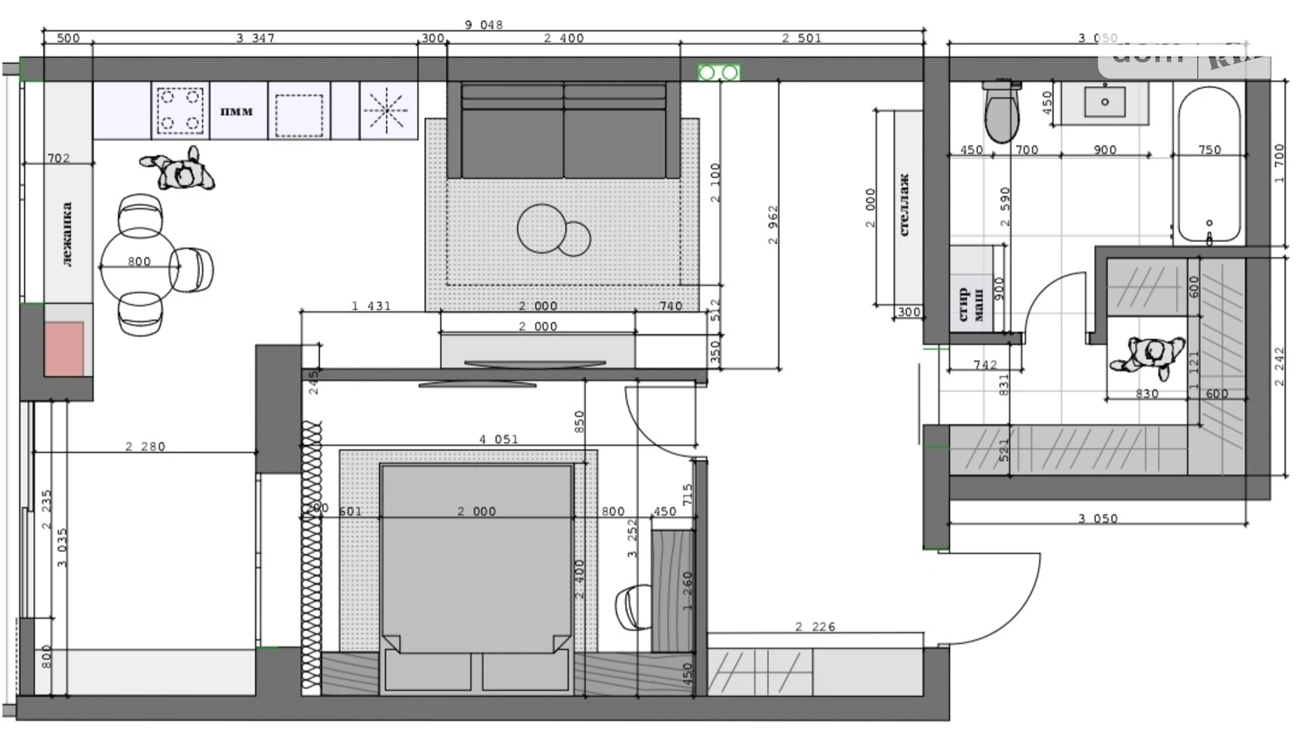 Продается 2-комнатная квартира 64.5 кв. м в Харькове, ул. Клеменова дача, 14 - фото 3