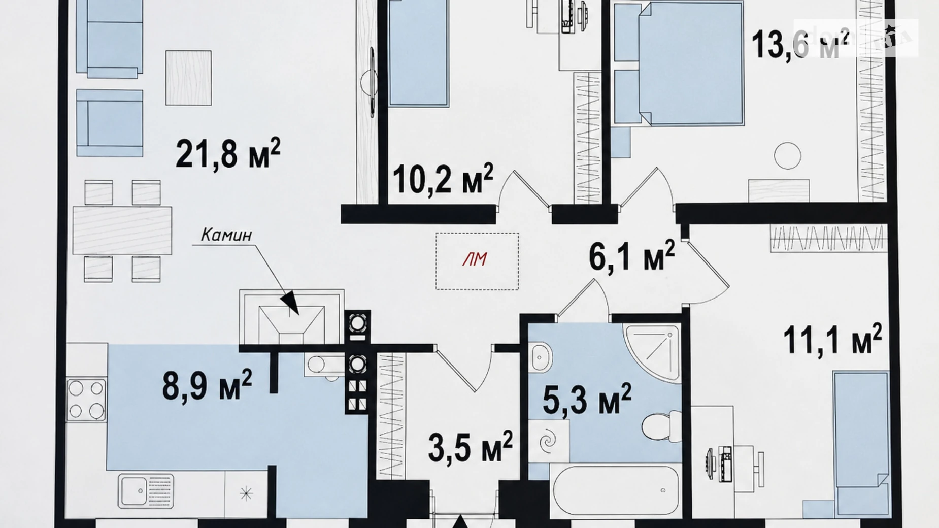 Продается одноэтажный дом 93 кв. м с мебелью, цена: 91000 $ - фото 2