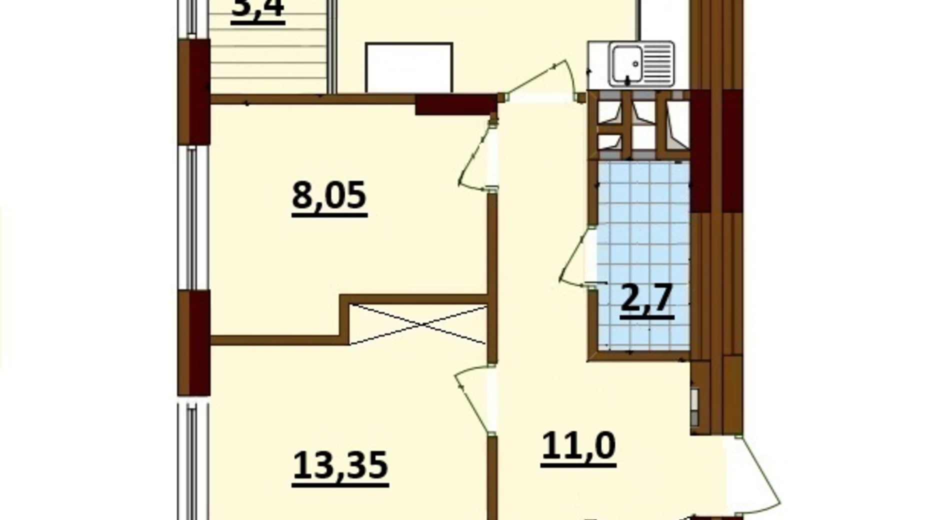 Продается 3-комнатная квартира 84.9 кв. м в Киеве, ул. Александра Олеся, 10 - фото 5