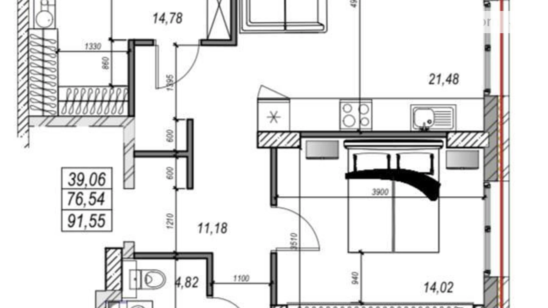 Продается 3-комнатная квартира 92 кв. м в Одессе, Фонтанская дор., 6А/1 - фото 2