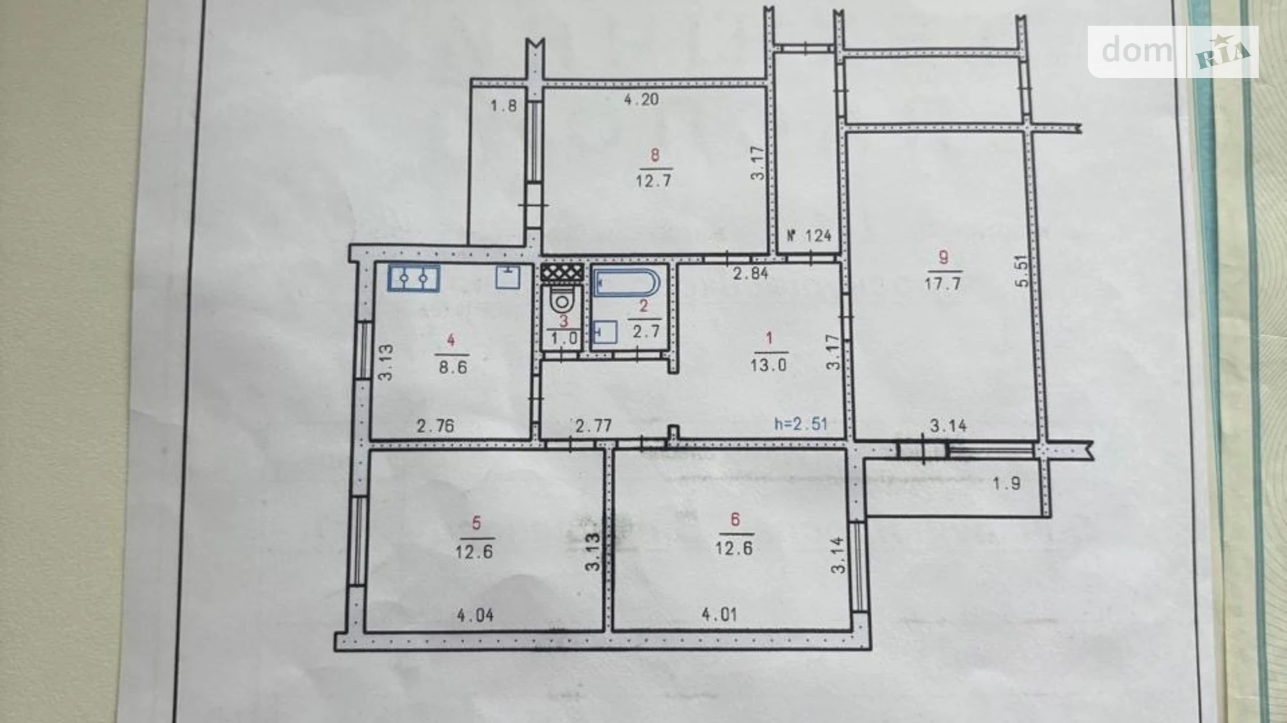 Продается 4-комнатная квартира 84.7 кв. м в Хмельницком, цена: 70000 $ - фото 2