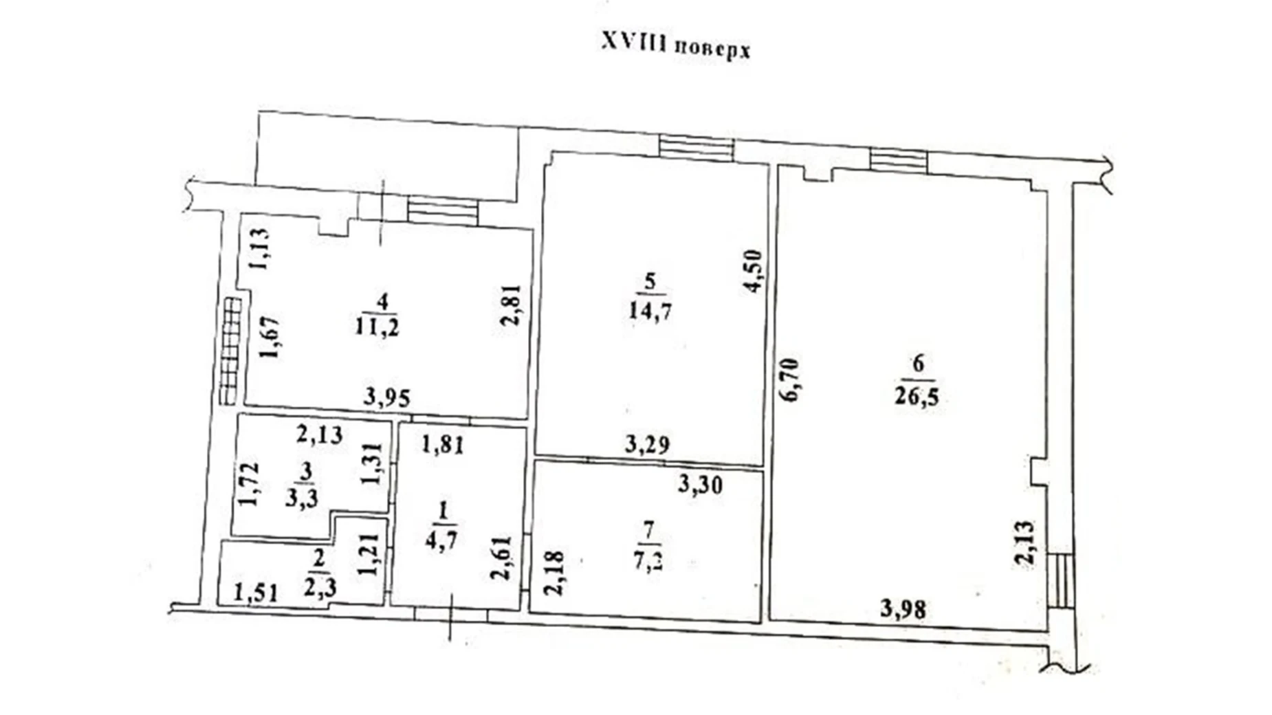 Продається 2-кімнатна квартира 71.1 кв. м у Одесі, вул. Михайла Грушевського - фото 3