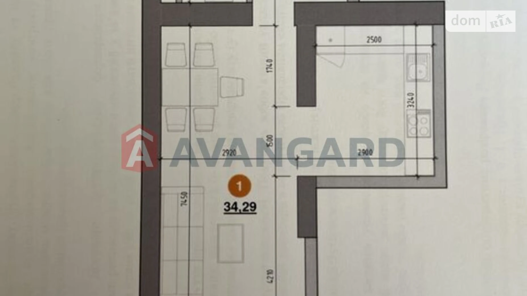 Продается 1-комнатная квартира 37 кв. м в Львове, ул. Железнодорожная - фото 3