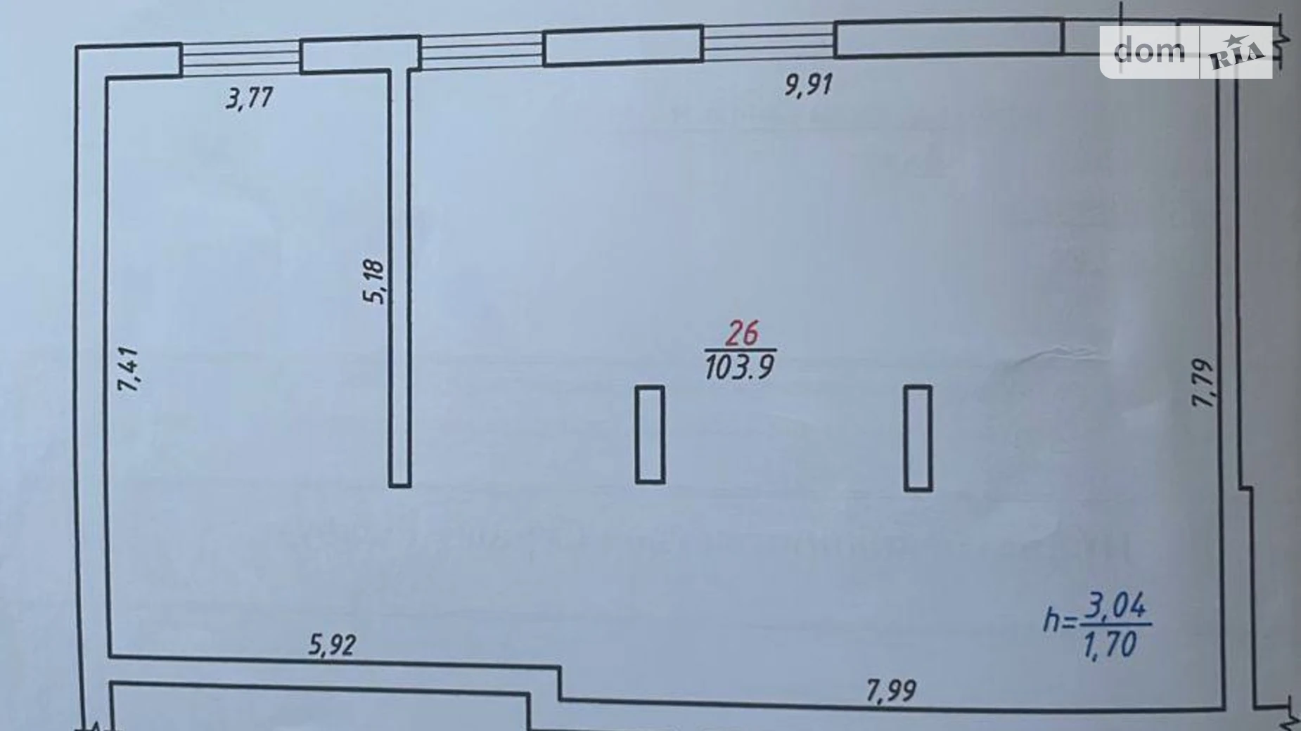 Сдается в аренду помещения свободного назначения 103.9 кв. м в 9-этажном здании, цена: 831 $ - фото 5