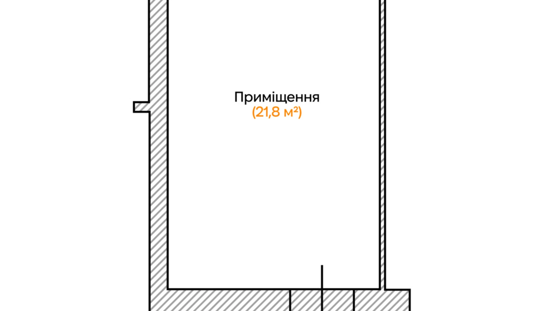Продається приміщення вільного призначення 21.8 кв. м в 5-поверховій будівлі, цена: 30000 $ - фото 2