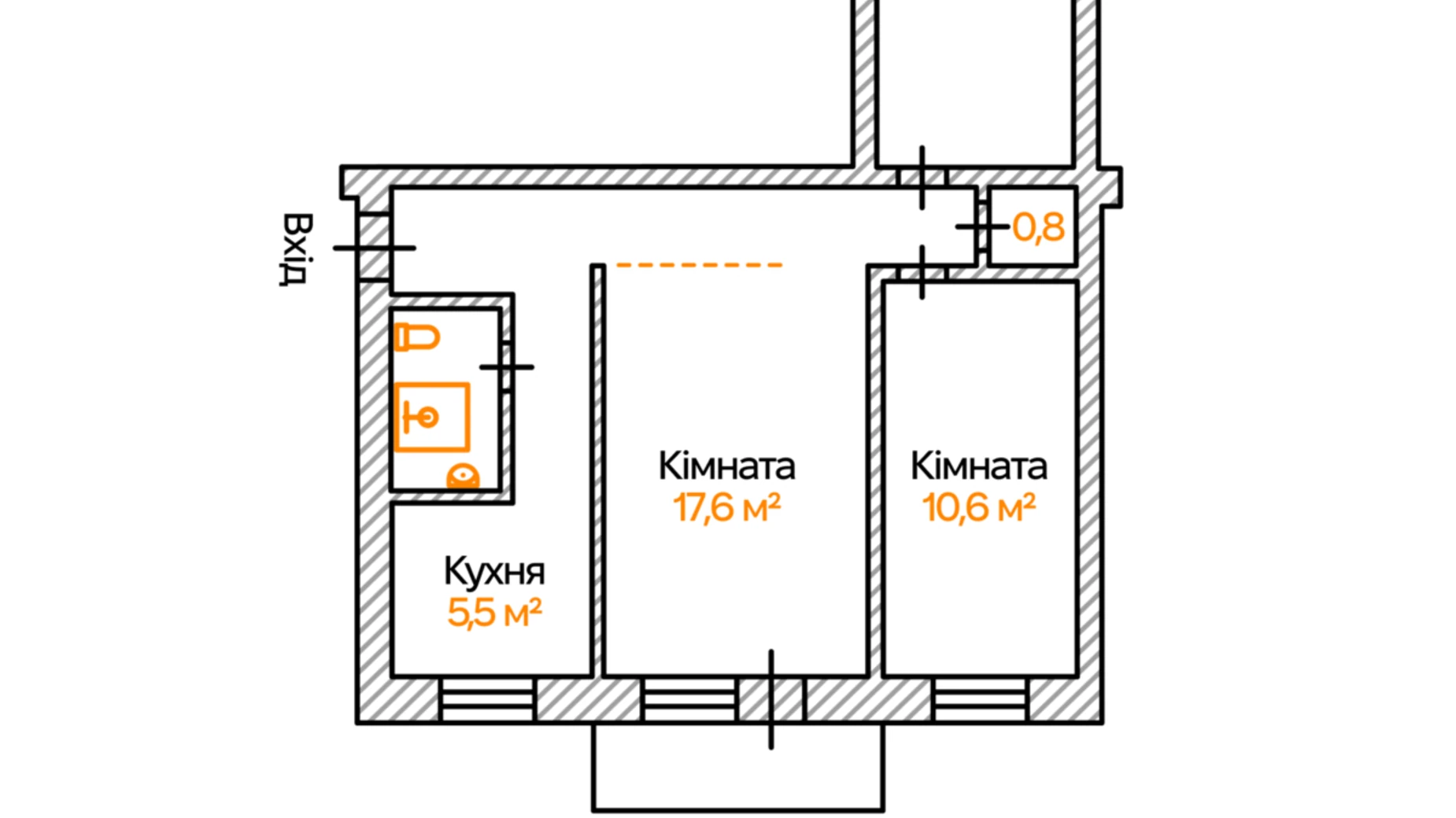 Продається 3-кімнатна квартира 57.3 кв. м у Києві, вул. Вишгородська, 50А - фото 2