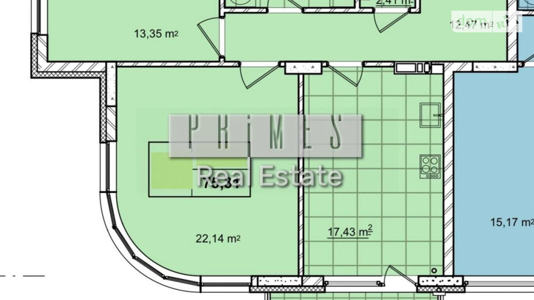 Продается 2-комнатная квартира 75 кв. м в Киеве, ул. Михаила Бойчука, 19А - фото 3