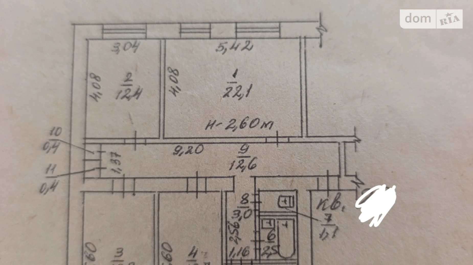 Продається 4-кімнатна квартира 92 кв. м у Одесі, вул. Новаторів, 17 - фото 4