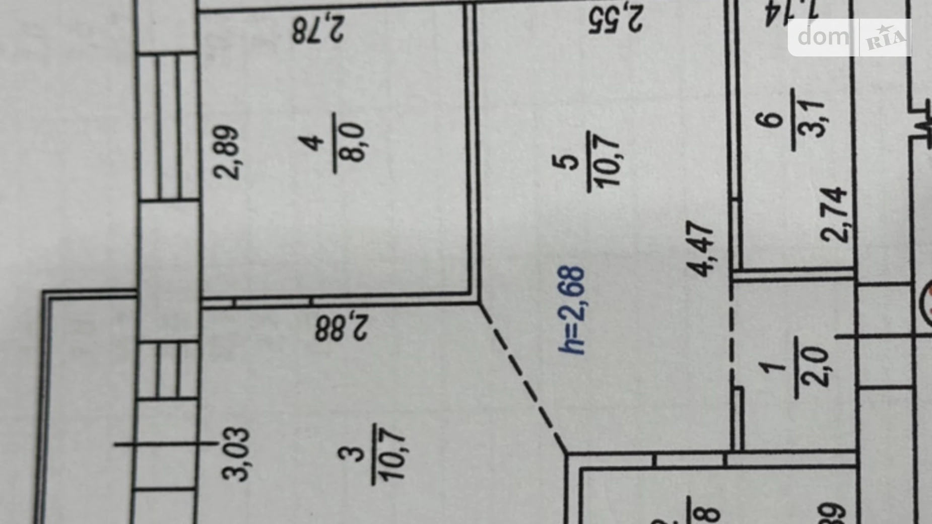 Продается 1-комнатная квартира 39.2 кв. м в Ровно, ул. Соборная, 285Д - фото 3