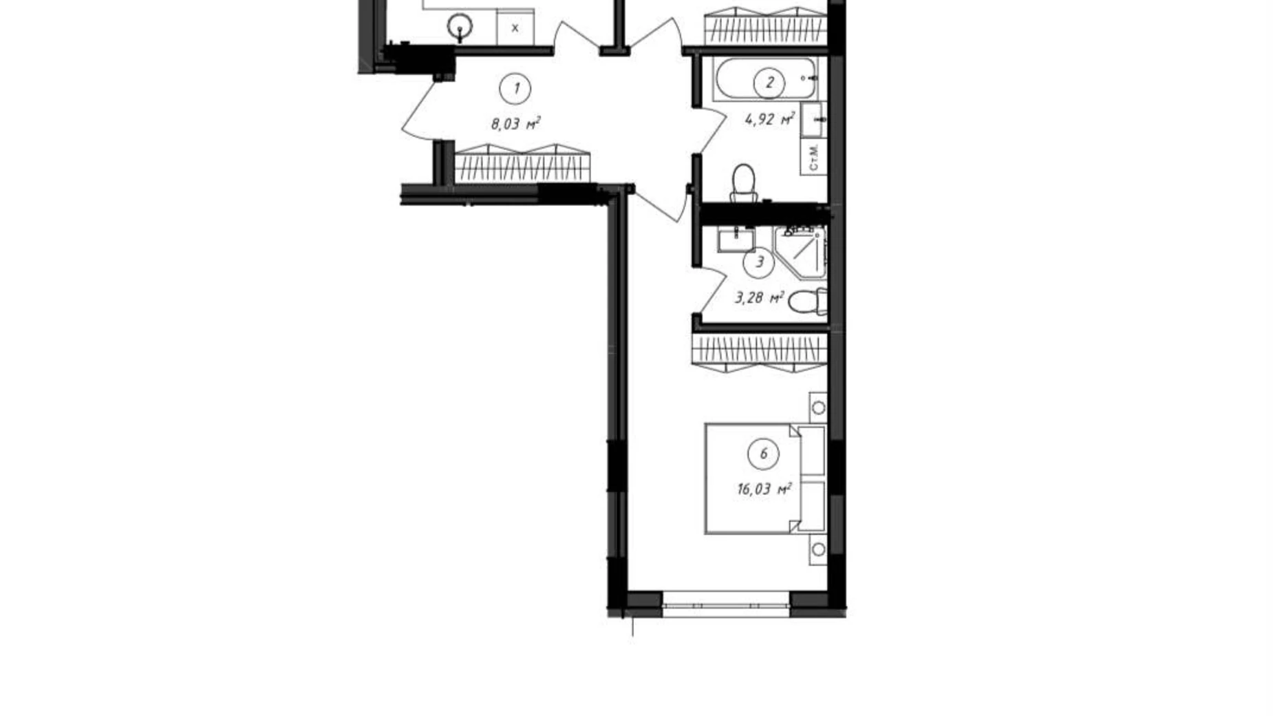 Продается 2-комнатная квартира 72.76 кв. м в Ужгороде, цена: 72760 $ - фото 2