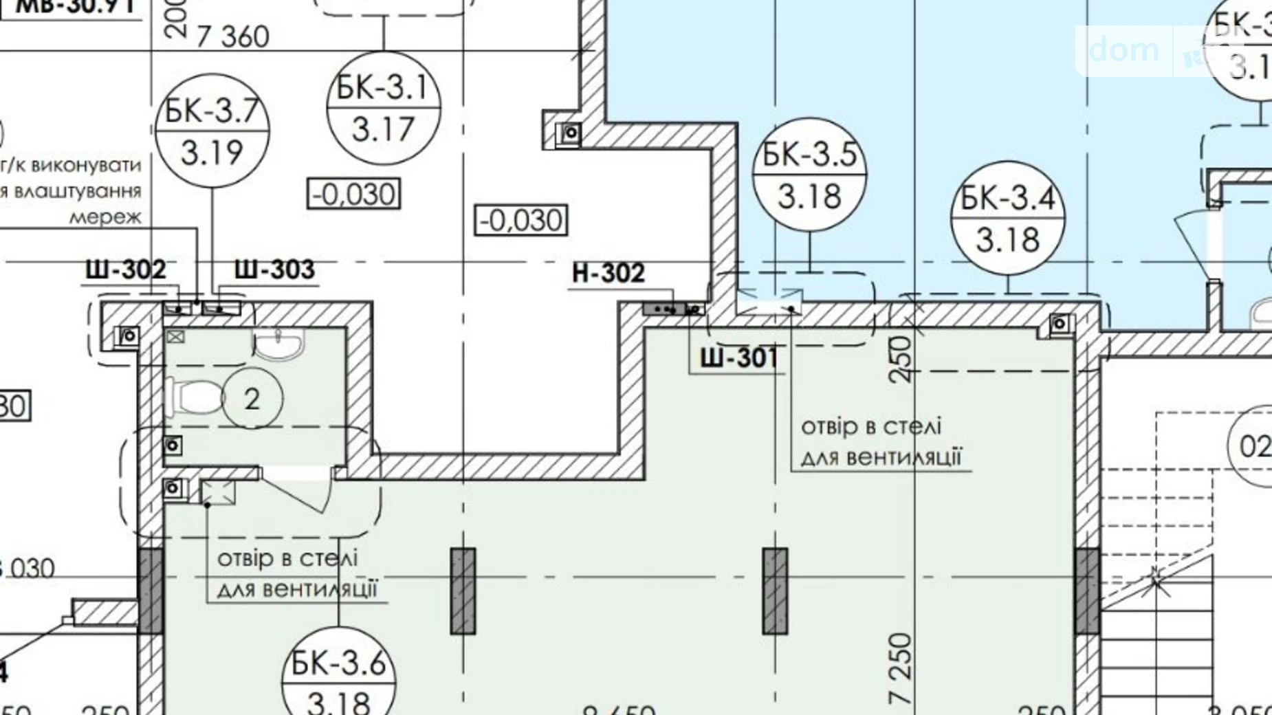 Продается помещения свободного назначения 63 кв. м в 9-этажном здании, цена: 120000 $ - фото 5