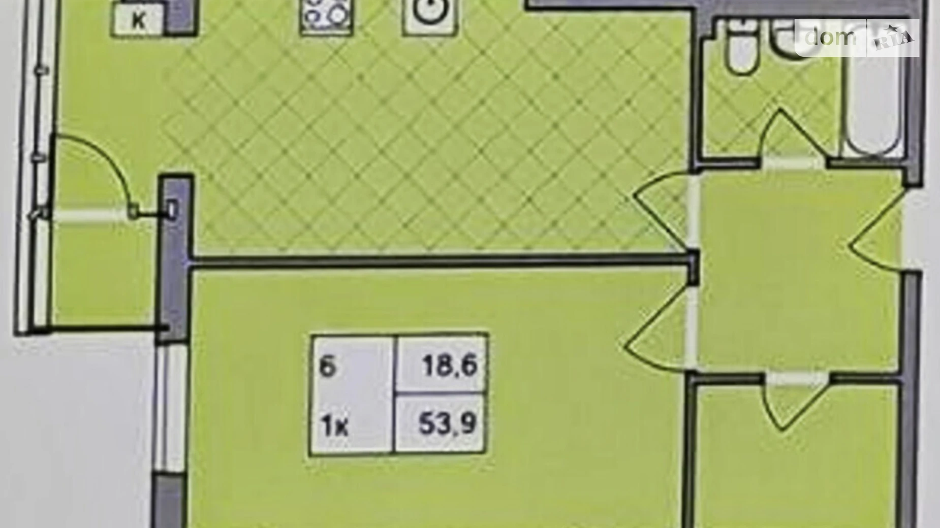 Продается 1-комнатная квартира 52.2 кв. м в Хмельницком, ул. Пилотская, 2/1 - фото 5