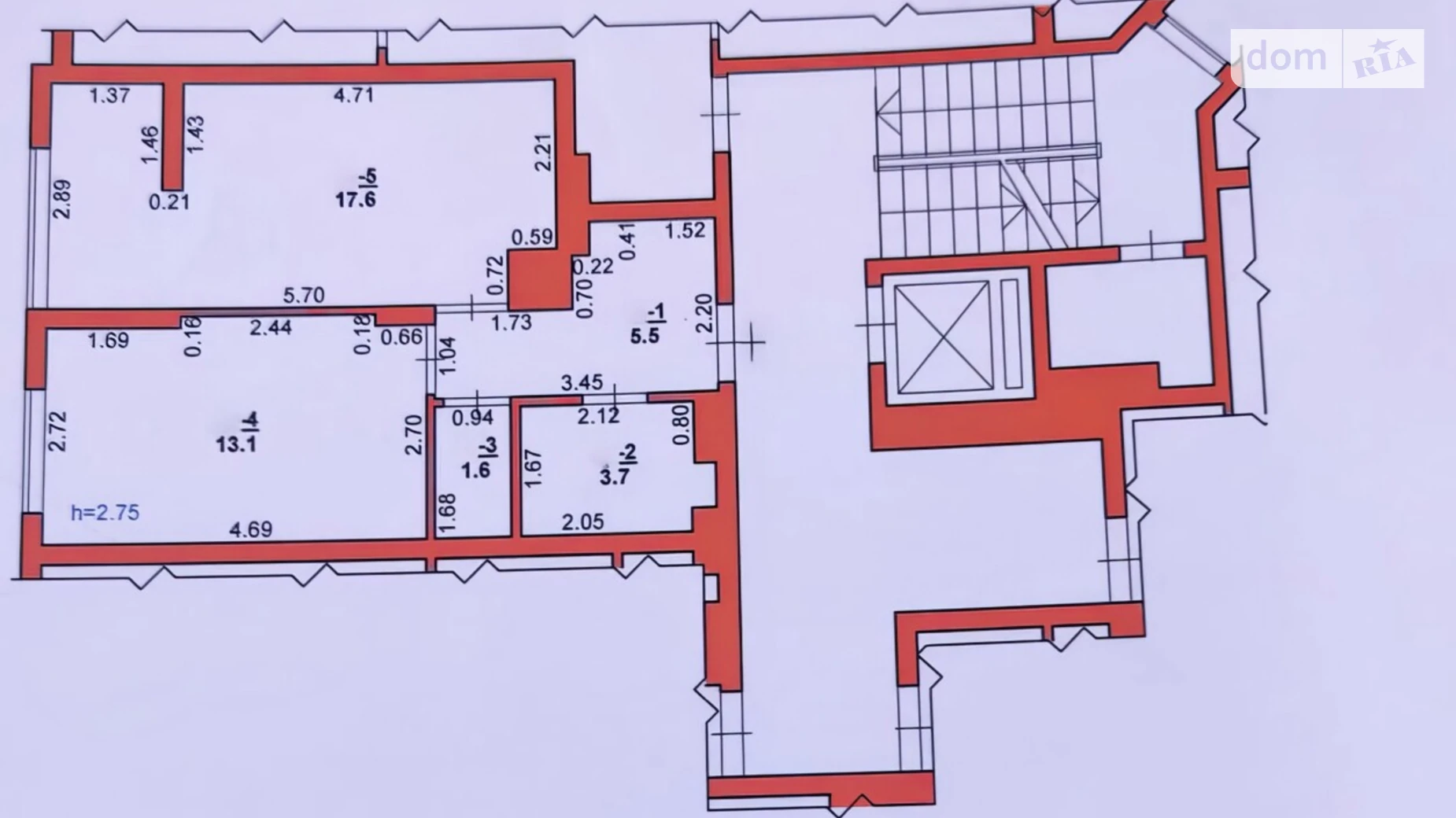 Продается 1-комнатная квартира 41.5 кв. м в Львове, ул. Шевченко Тараса, 60 корпус 11 - фото 4
