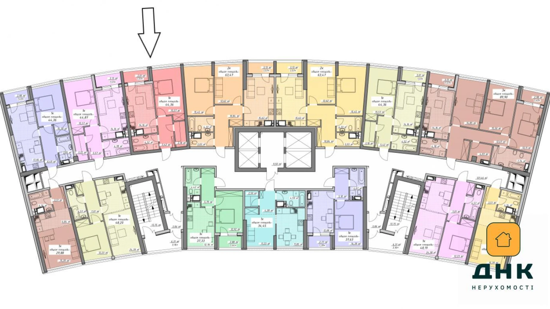 Продается 1-комнатная квартира 45 кв. м в Одессе, пер. Курортный, 2 - фото 3