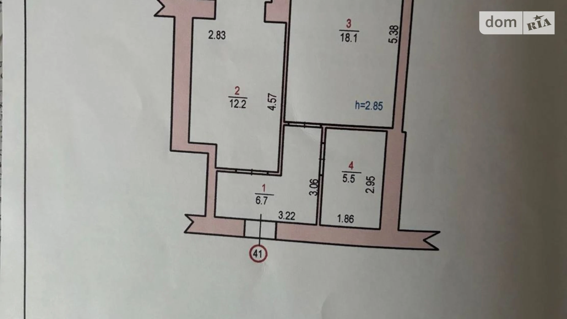 Продается 1-комнатная квартира 47.5 кв. м в Хмельницком, ул. Заречанская, 11 - фото 5