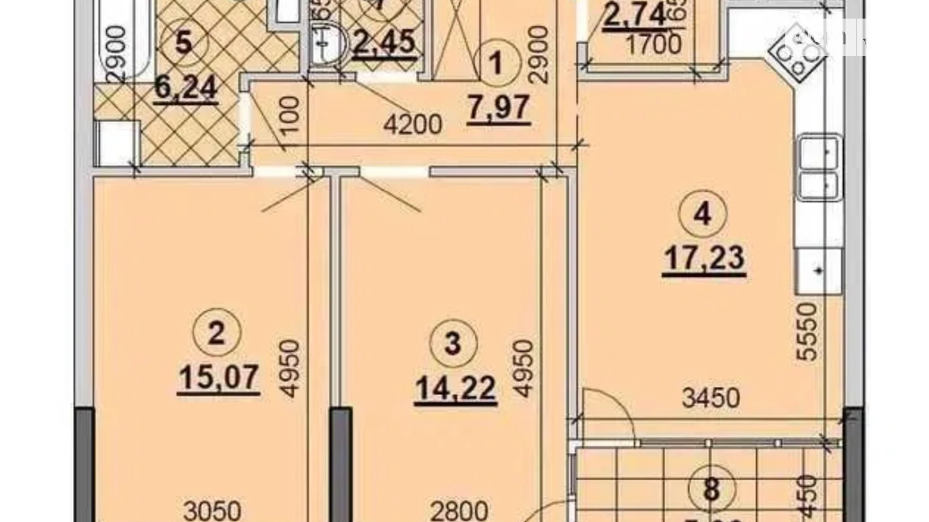 Продается 2-комнатная квартира 72 кв. м в Киеве, наб. Днепровская, 15Є - фото 2