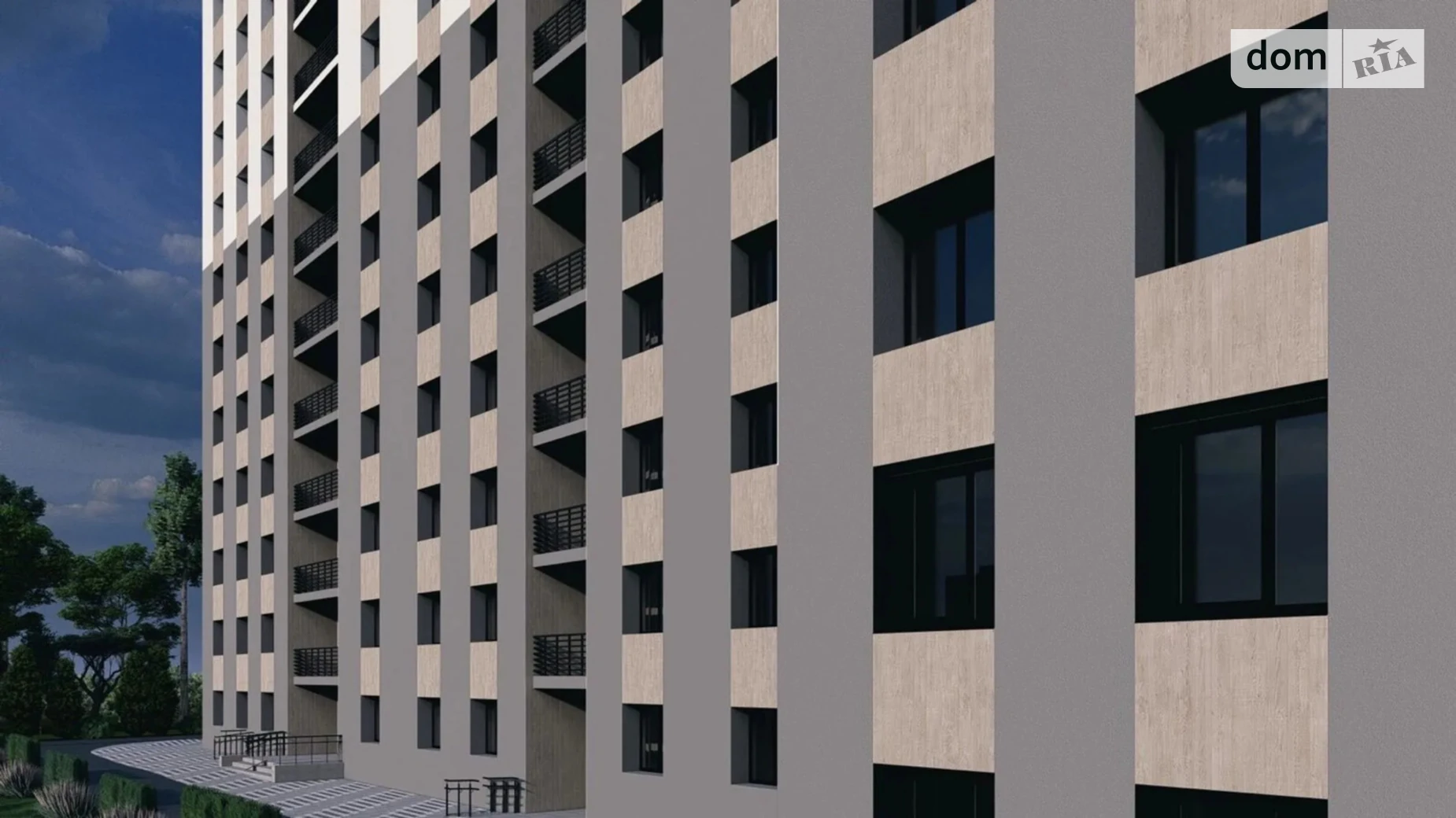 1-комнатная квартира 39 кв. м в Тернополе, ул. Сахарова Андрея Академика, 9 - фото 3