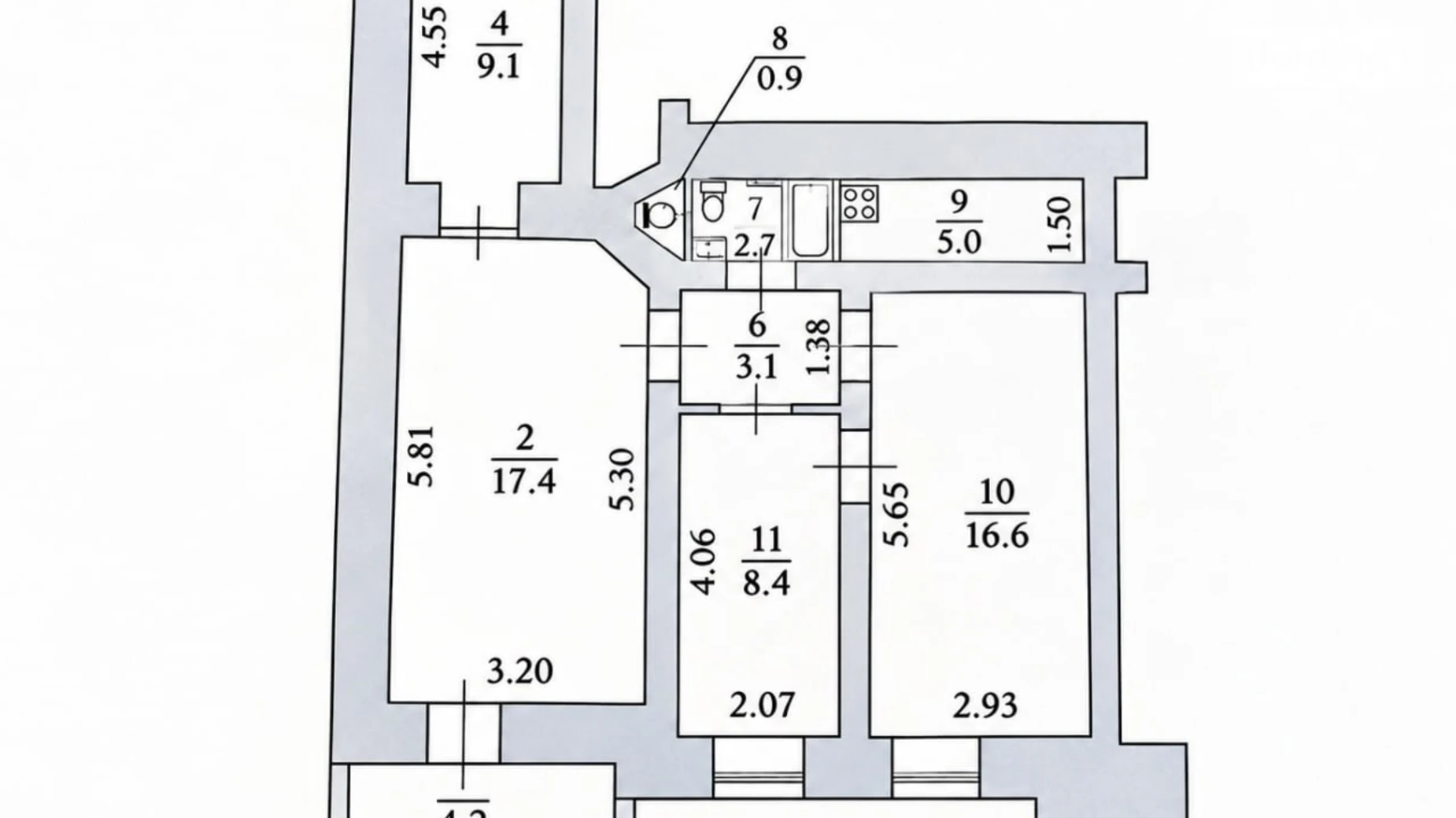 Продається офіс 67.4 кв. м в бізнес-центрі, цена: 38999 $ - фото 3
